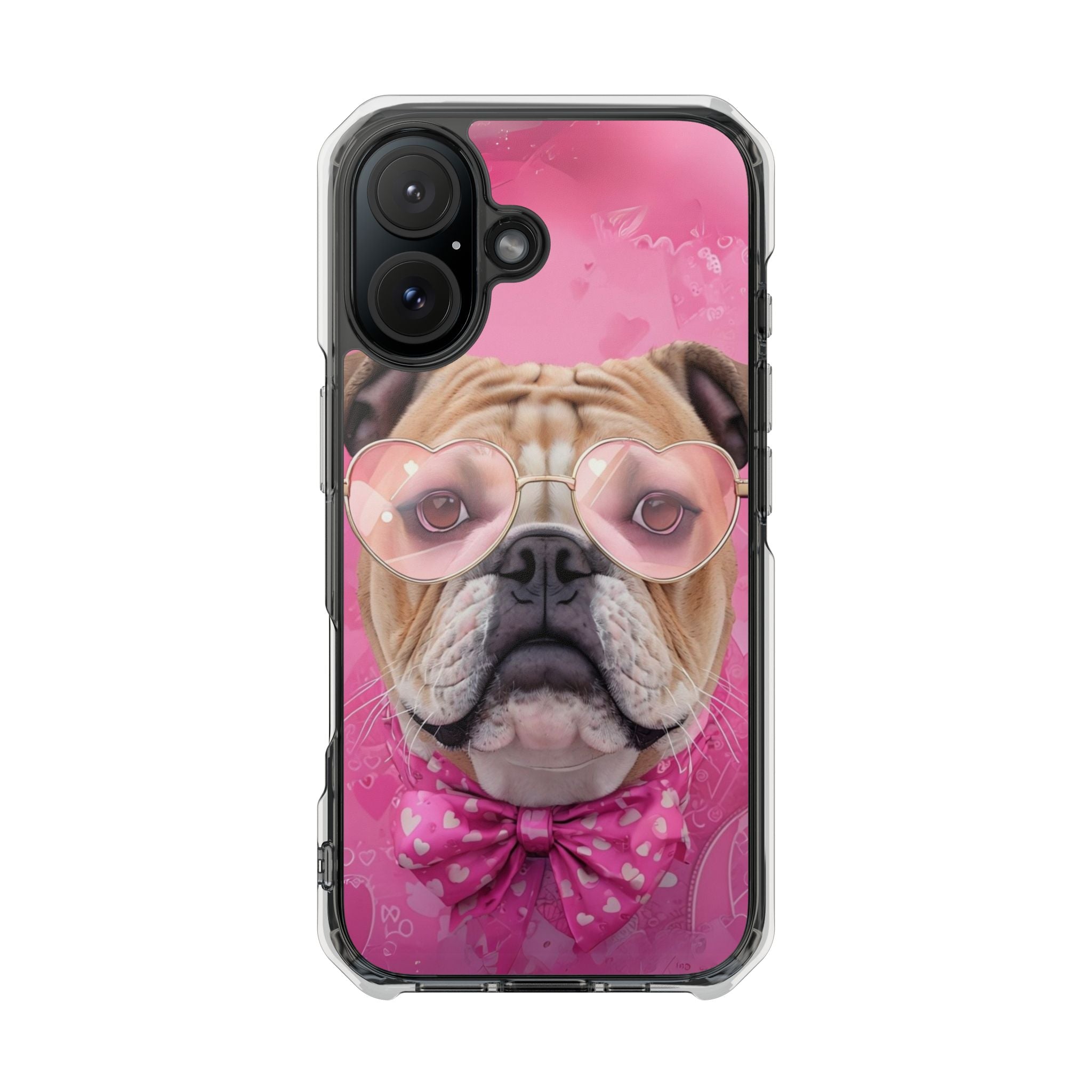 Puppy Love Protection Valentine's Day Phone Case (Tan/English)