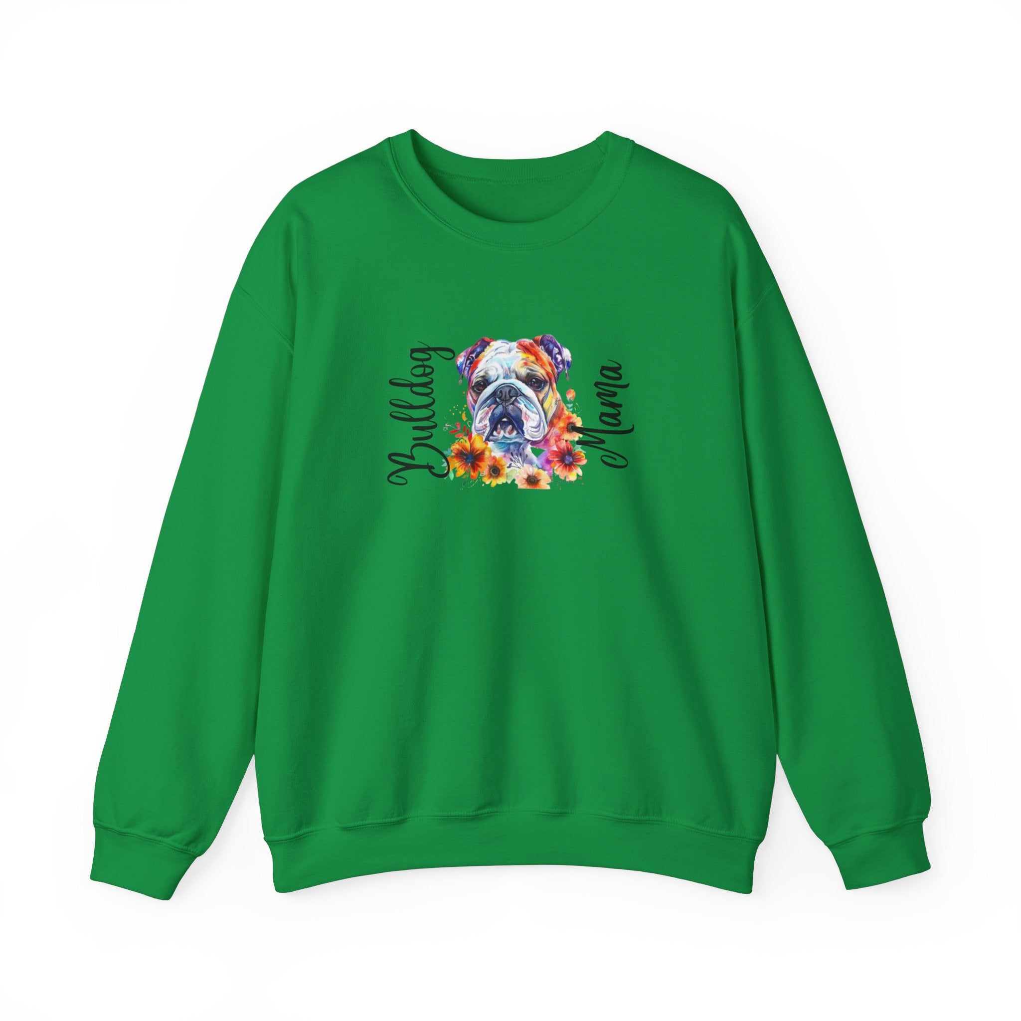 Bulldog Mama crew neck sweatshirt (English)