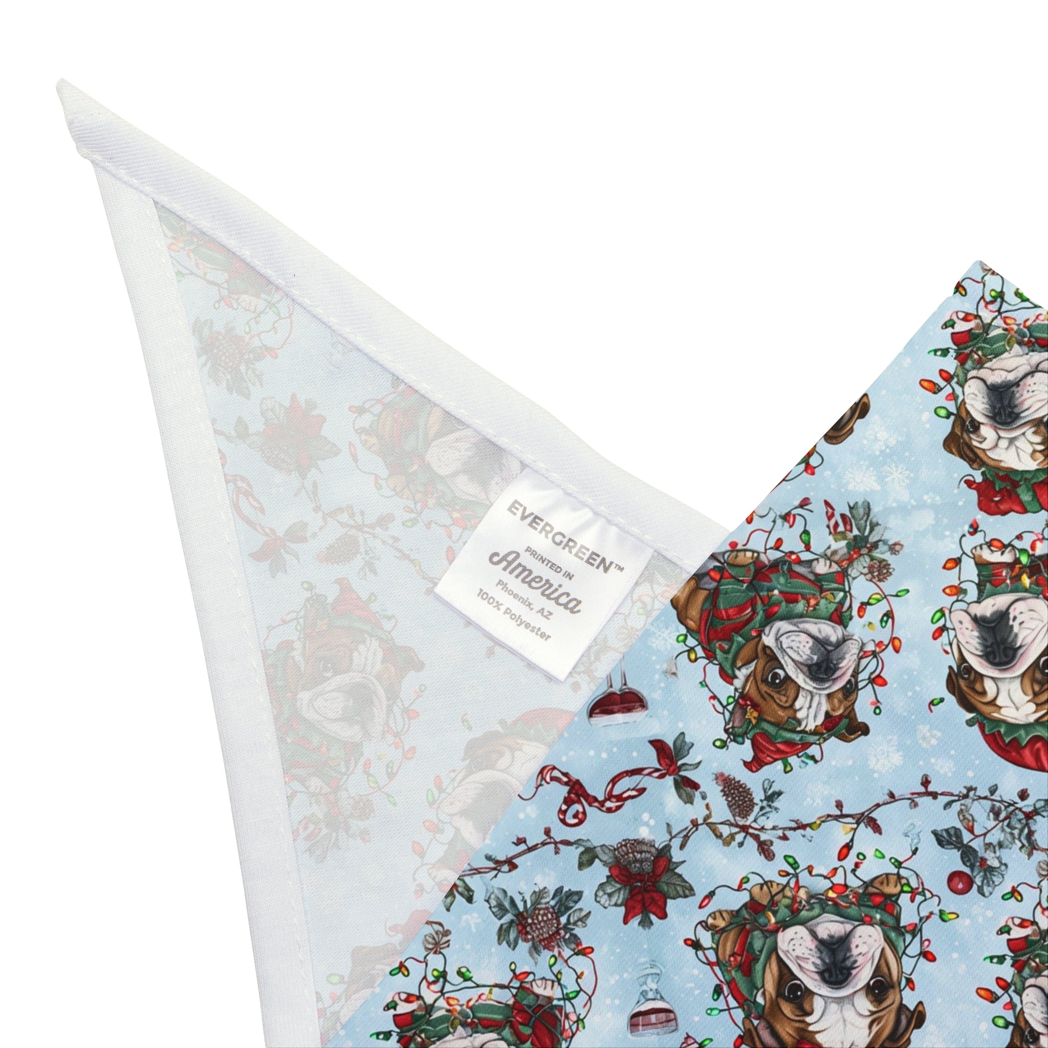 Tipsy Christmas Dog Bandana (English)