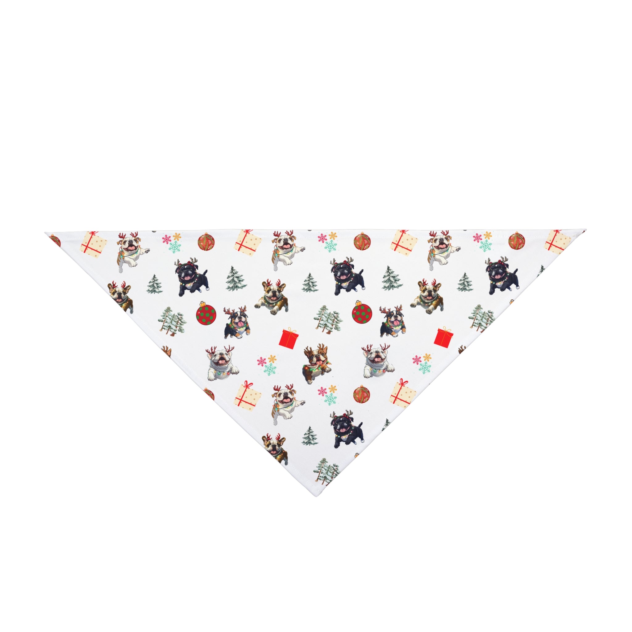 Santa's Tipsy Crew Dog Bandana (English)