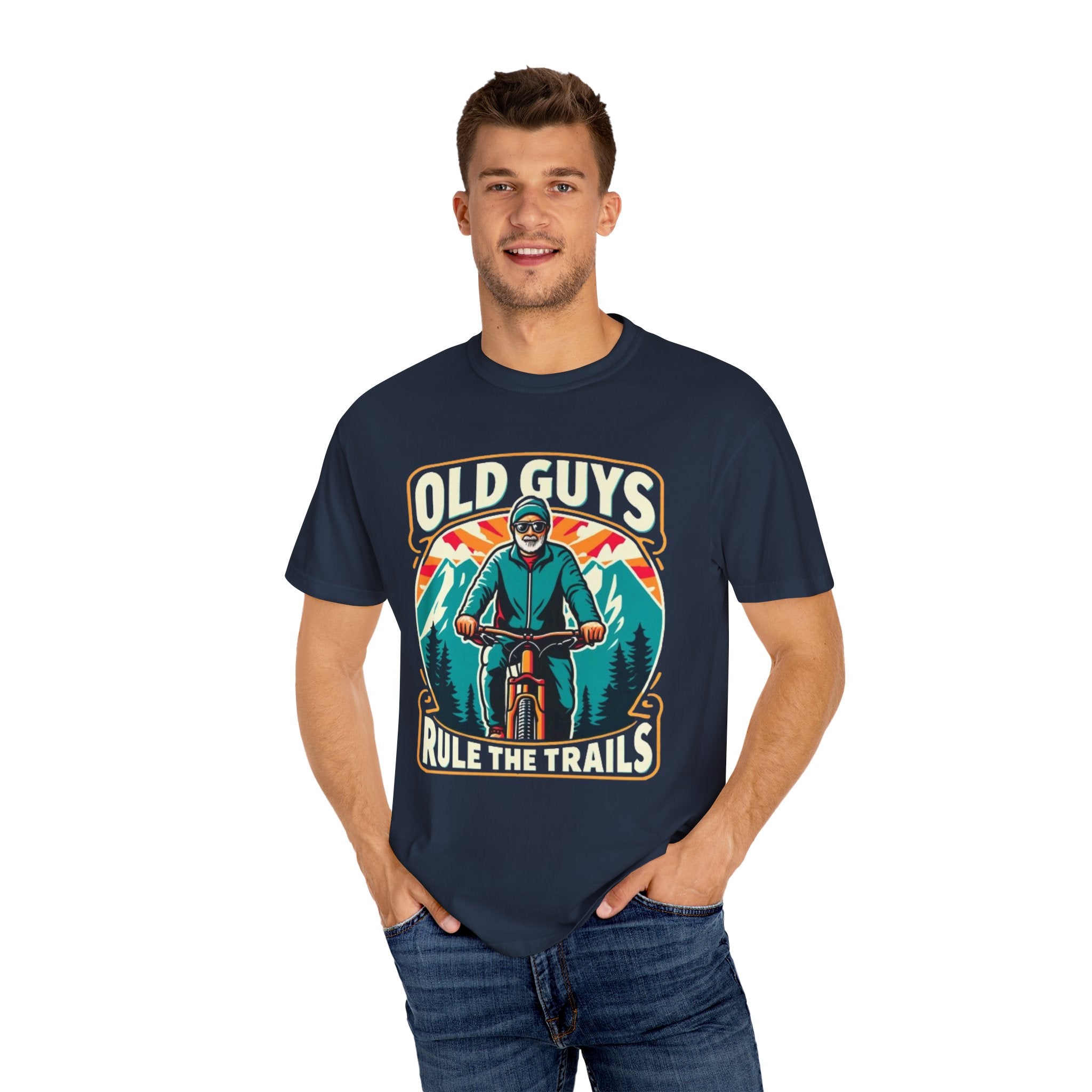 Mountain Bike Men's T-Shirt - Old Guys Rule the Trails
