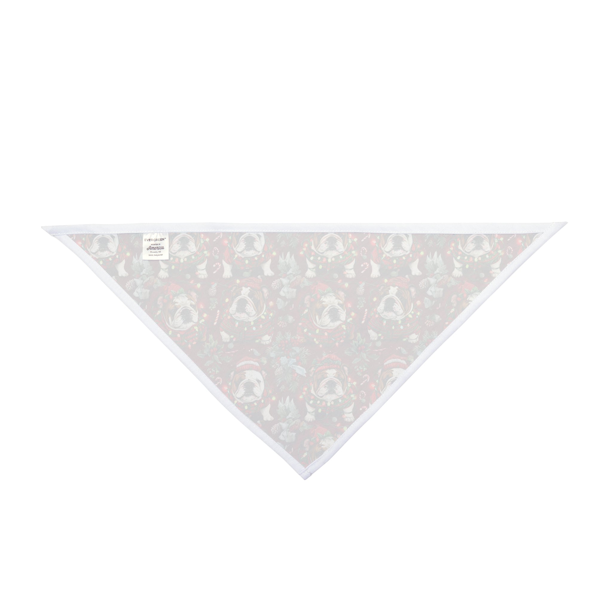 Holiday Lights Dog Bandana (English)