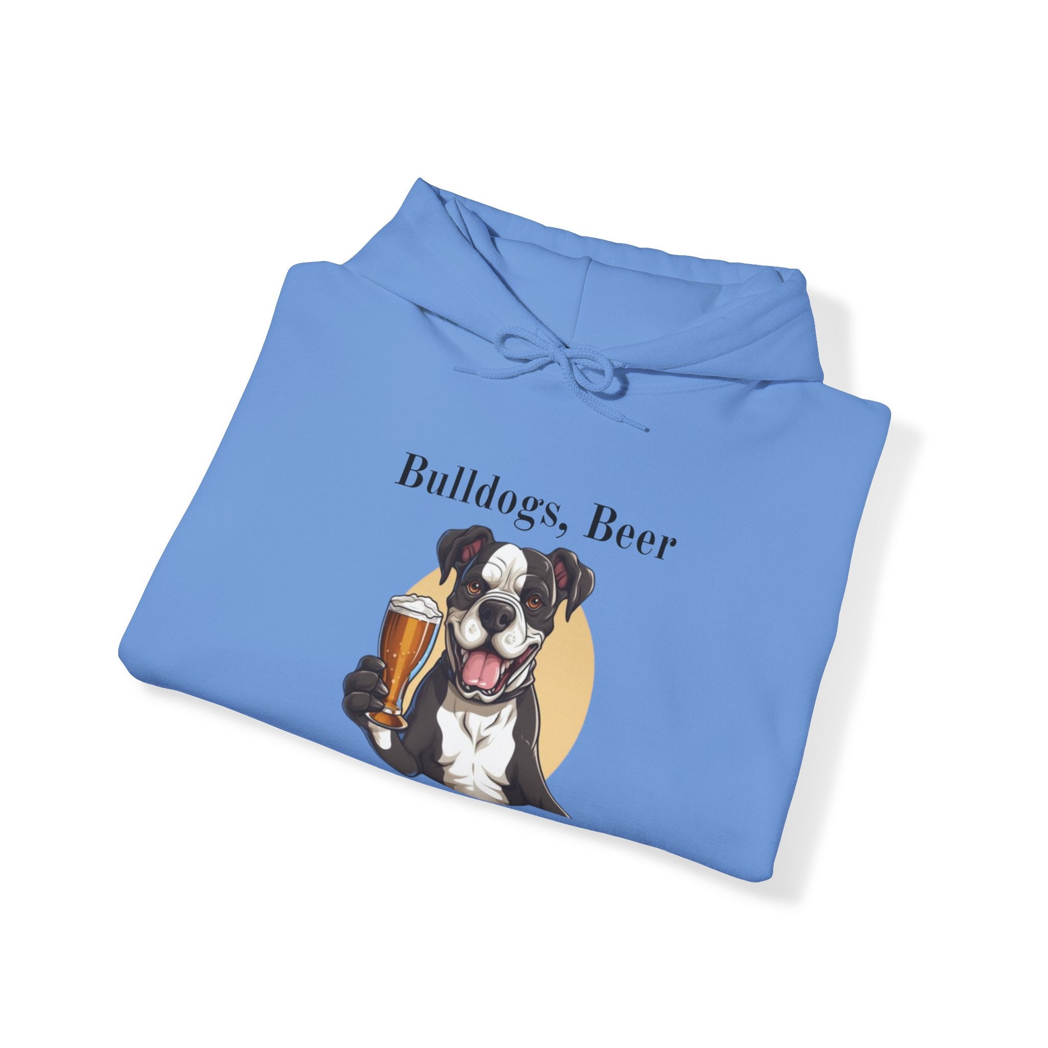 Bulldogs, Beer, and Bad Decisions" Hoodie - Your Go-To Gear for Mischievous Times! option 10 - English Bulldog mom gift | Tipsy Bully