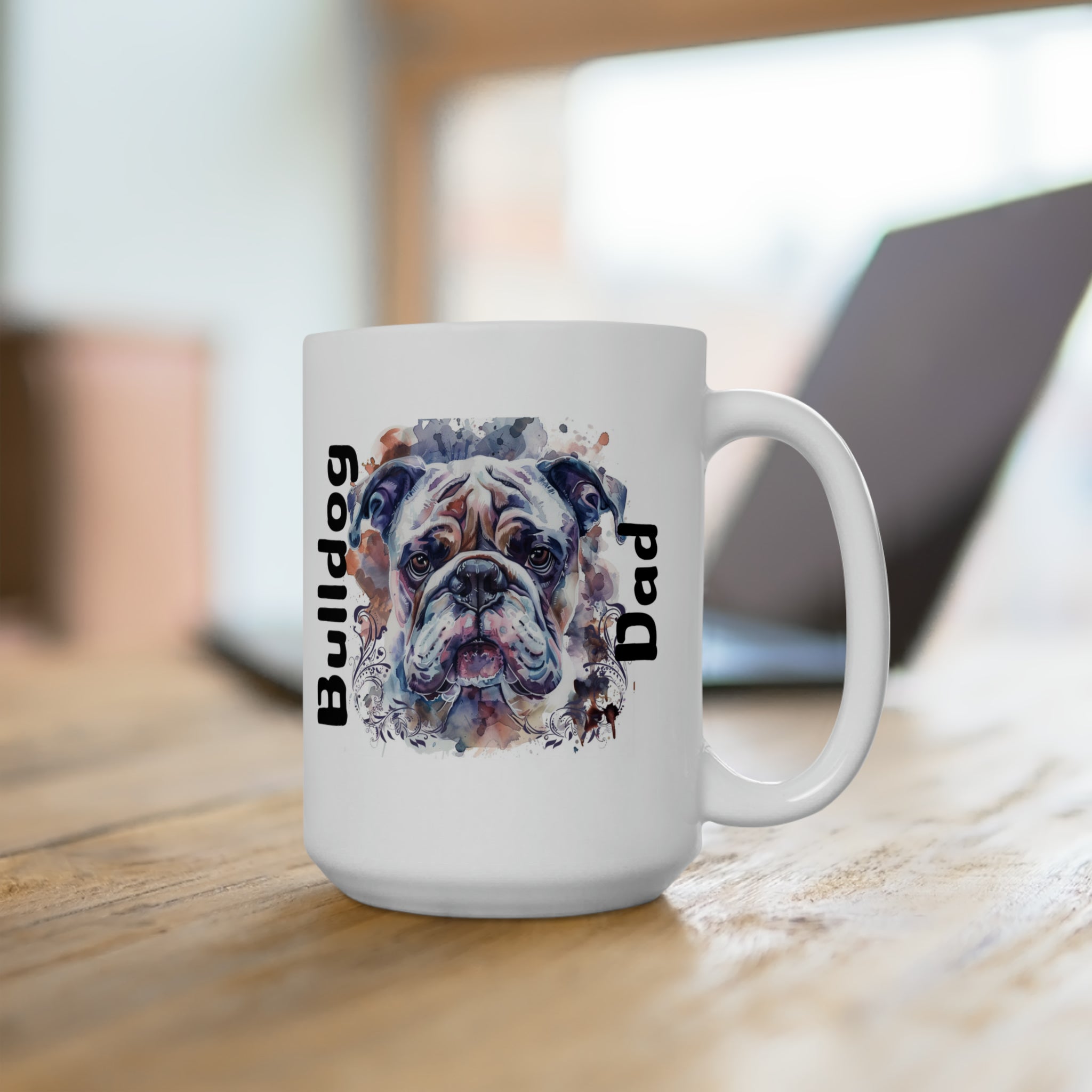 Bulldog Dad Coffee Mug - English Bulldog mom gift | Tipsy Bully
