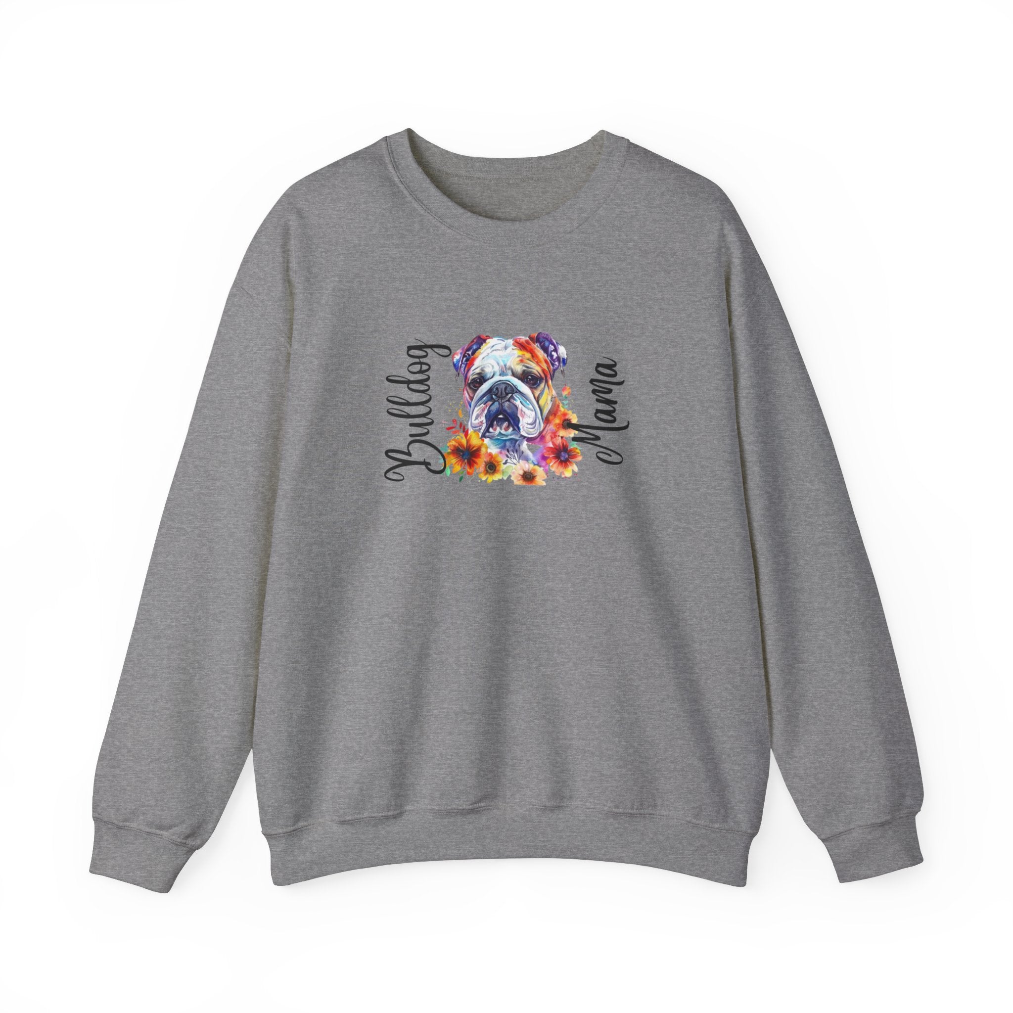 Bulldog Mama crew neck sweatshirt (English)