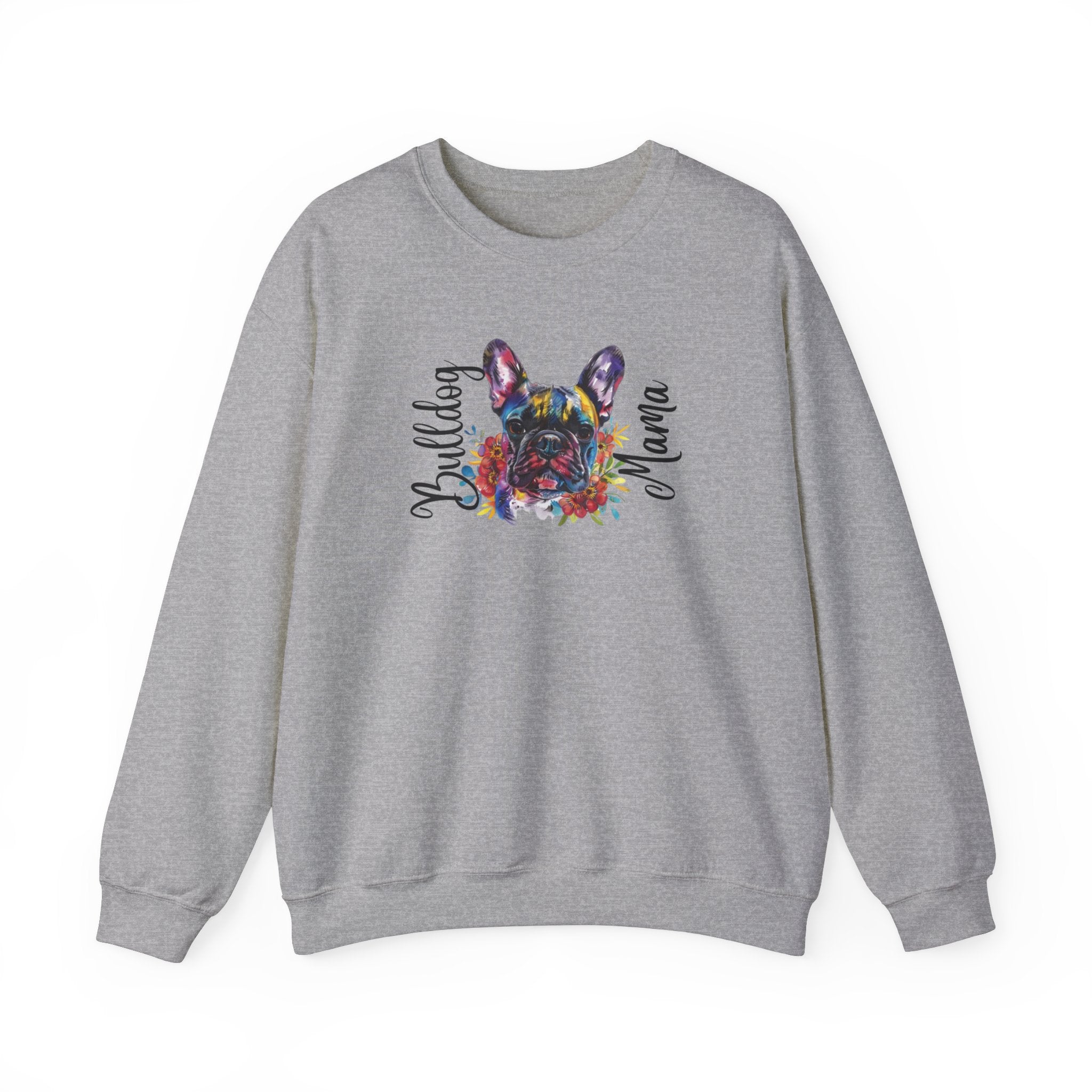Bulldog Mama crew neck sweatshirt (French)