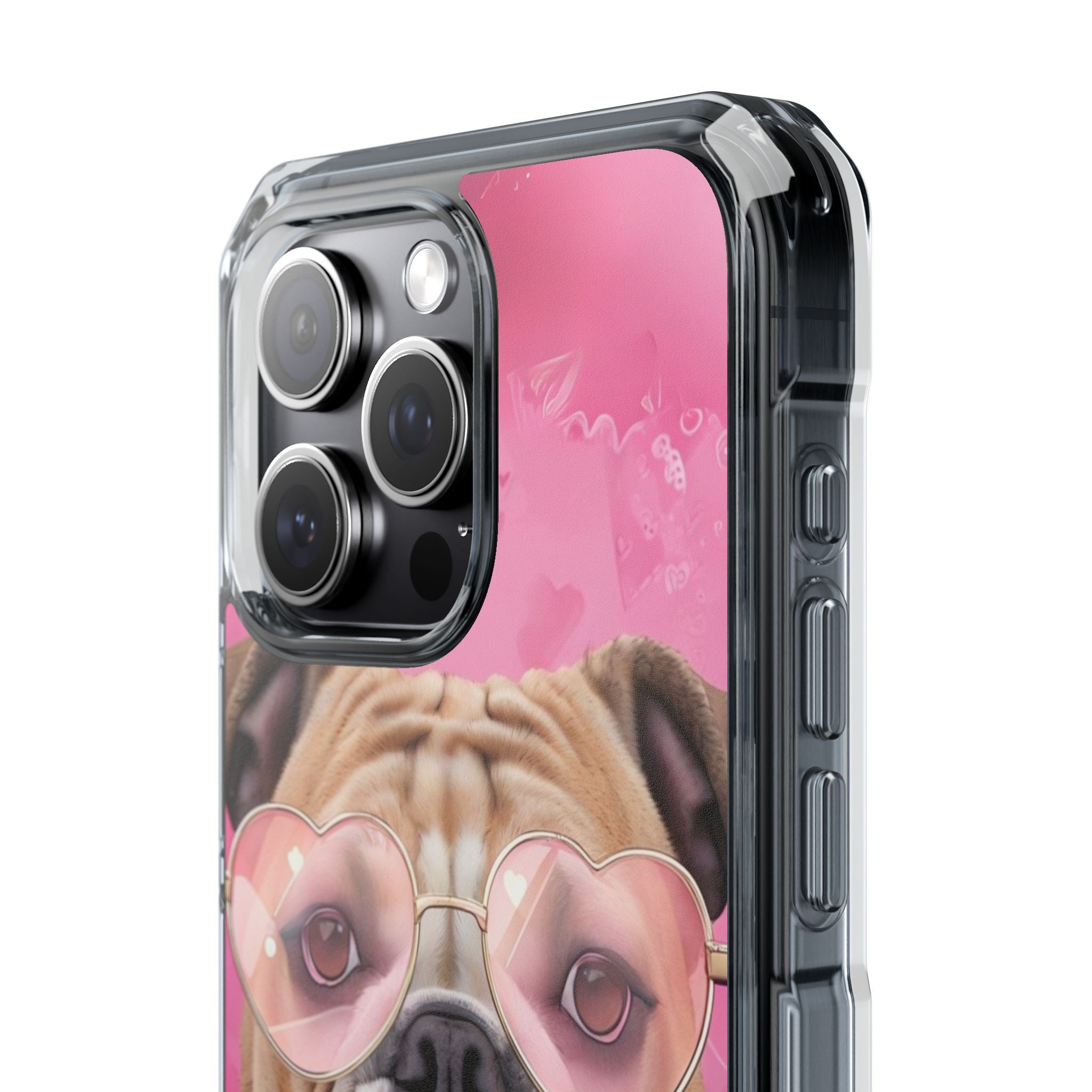 Puppy Love Protection Valentine's Day Phone Case (Tan/English)