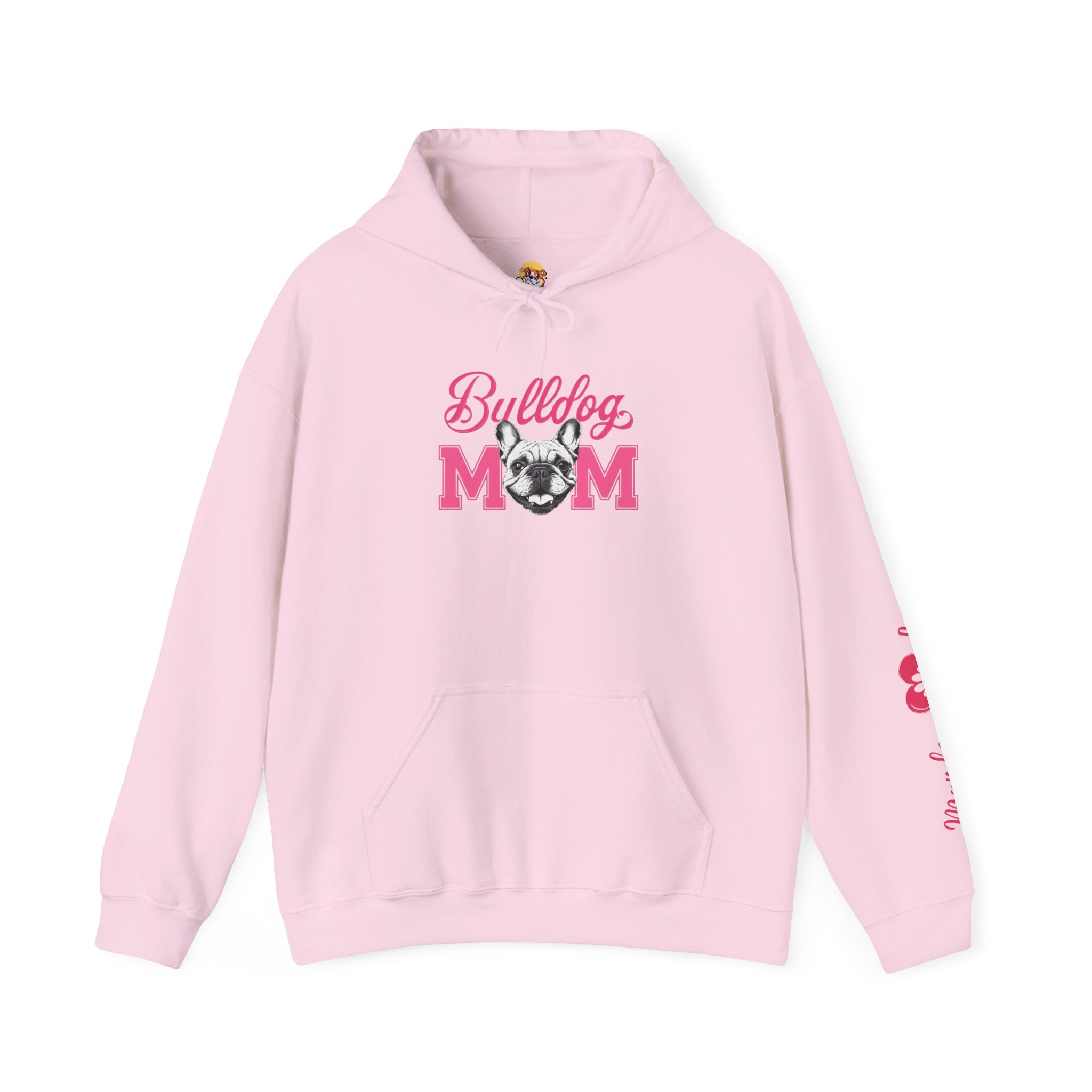 Bulldog Mom Personalized Hoodie (French)