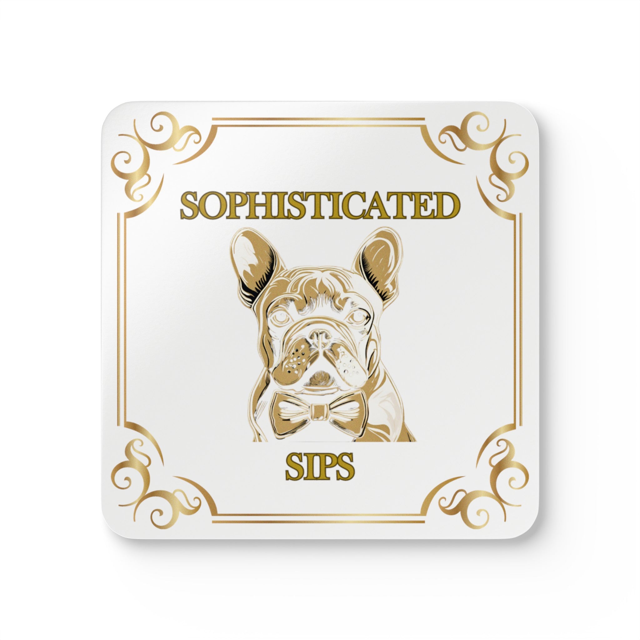 Sophisticated Sips Tipsy Bully Coaster Set (French)