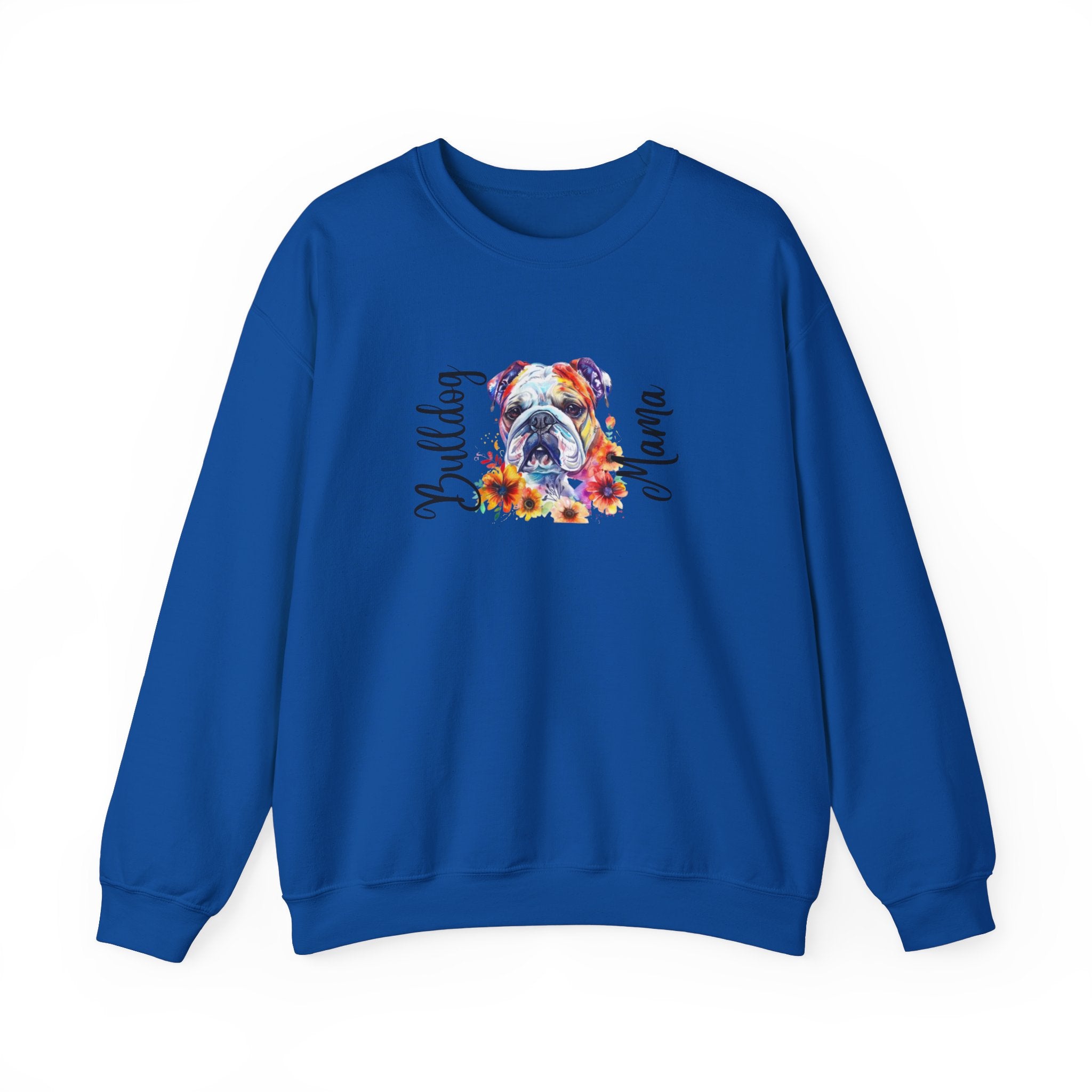 Bulldog Mama crew neck sweatshirt (English)