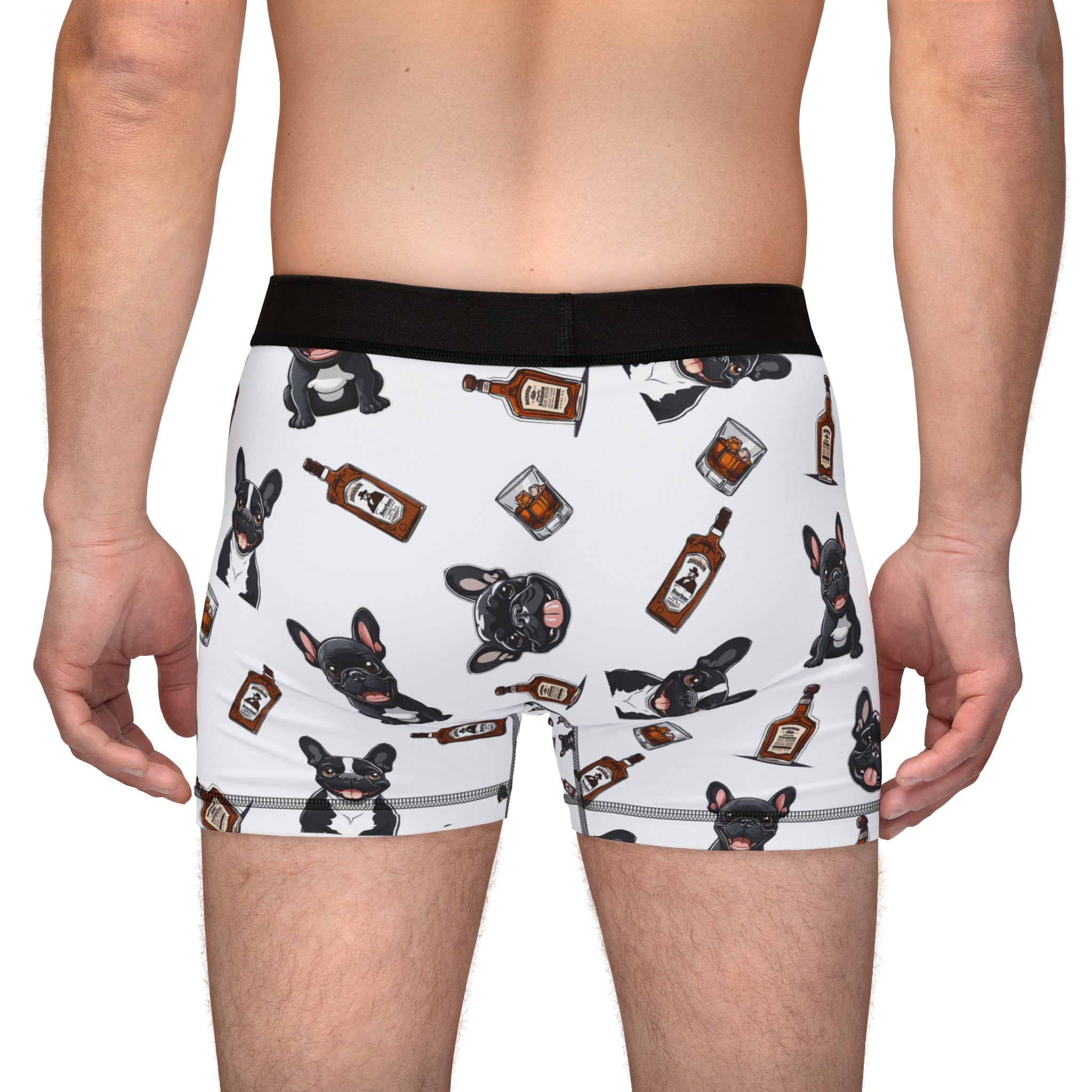 Tipsy Bully Bulldogs & Bourbon Men's Underwear (French/Black)