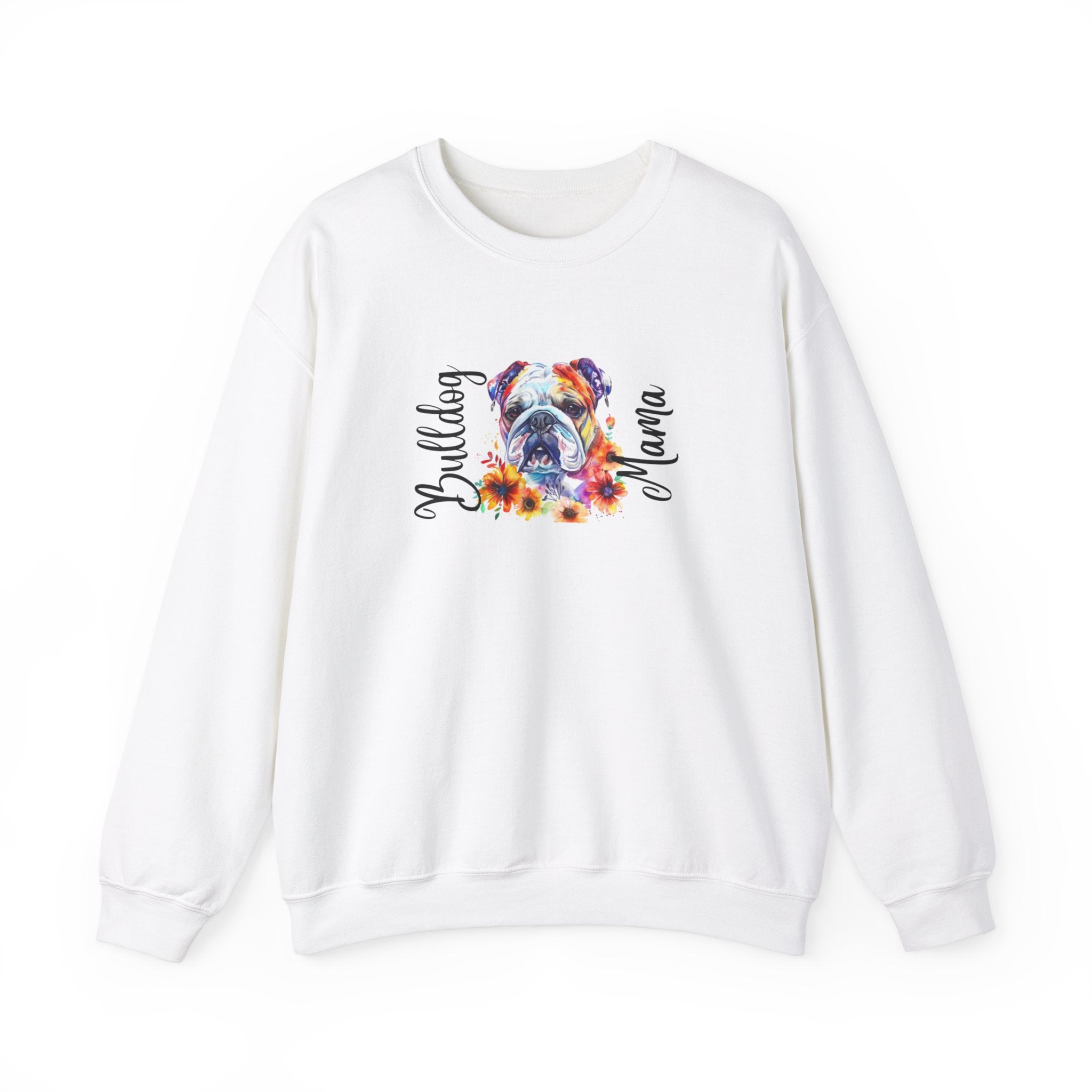 Bulldog Mama crew neck sweatshirt (English)