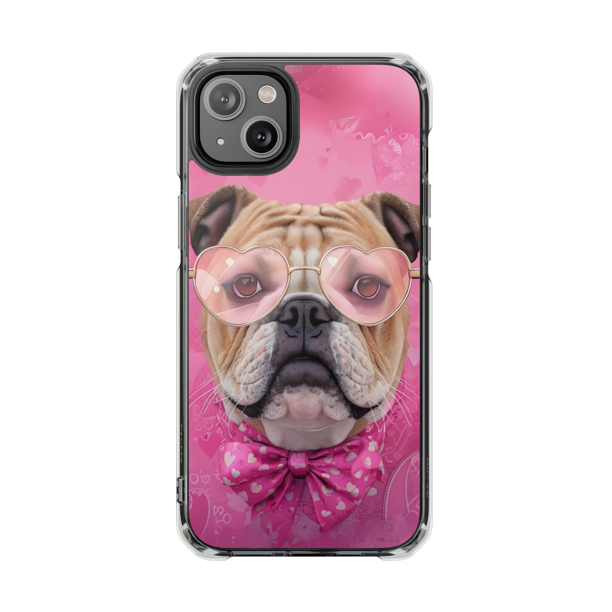 Puppy Love Protection Valentine's Day Phone Case (Tan/English)