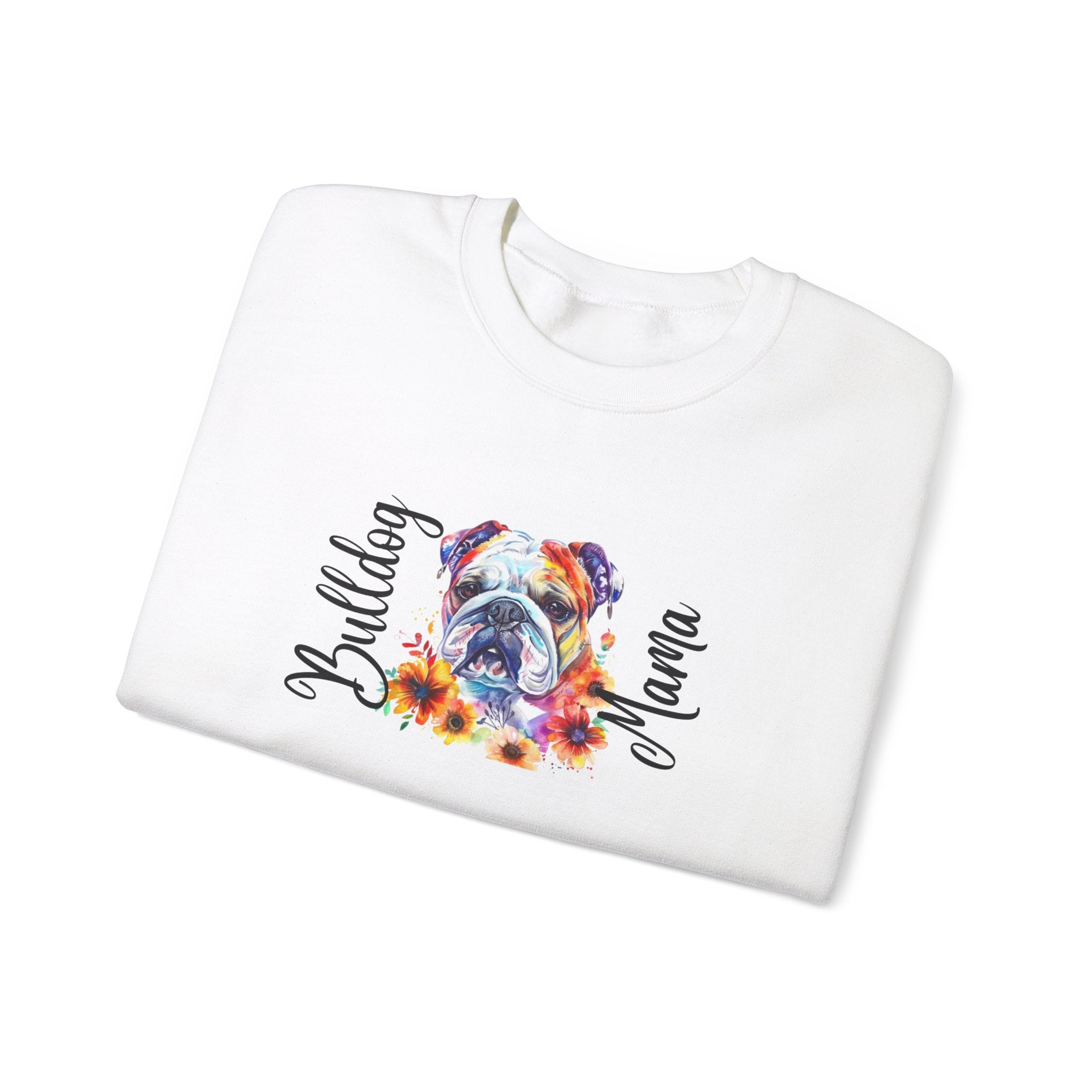 Bulldog Mama crew neck sweatshirt (English)