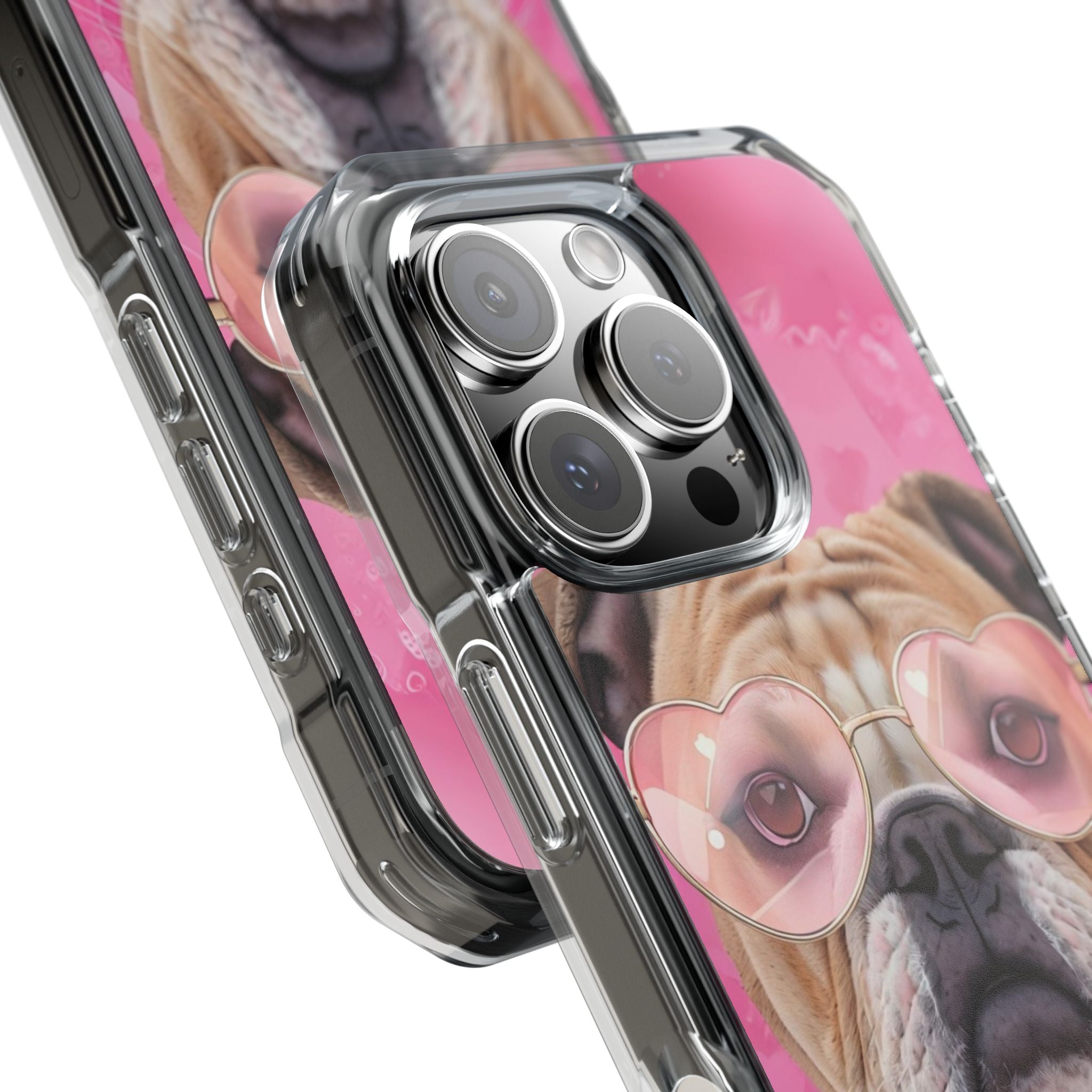 Puppy Love Protection Valentine's Day Phone Case (Tan/English)