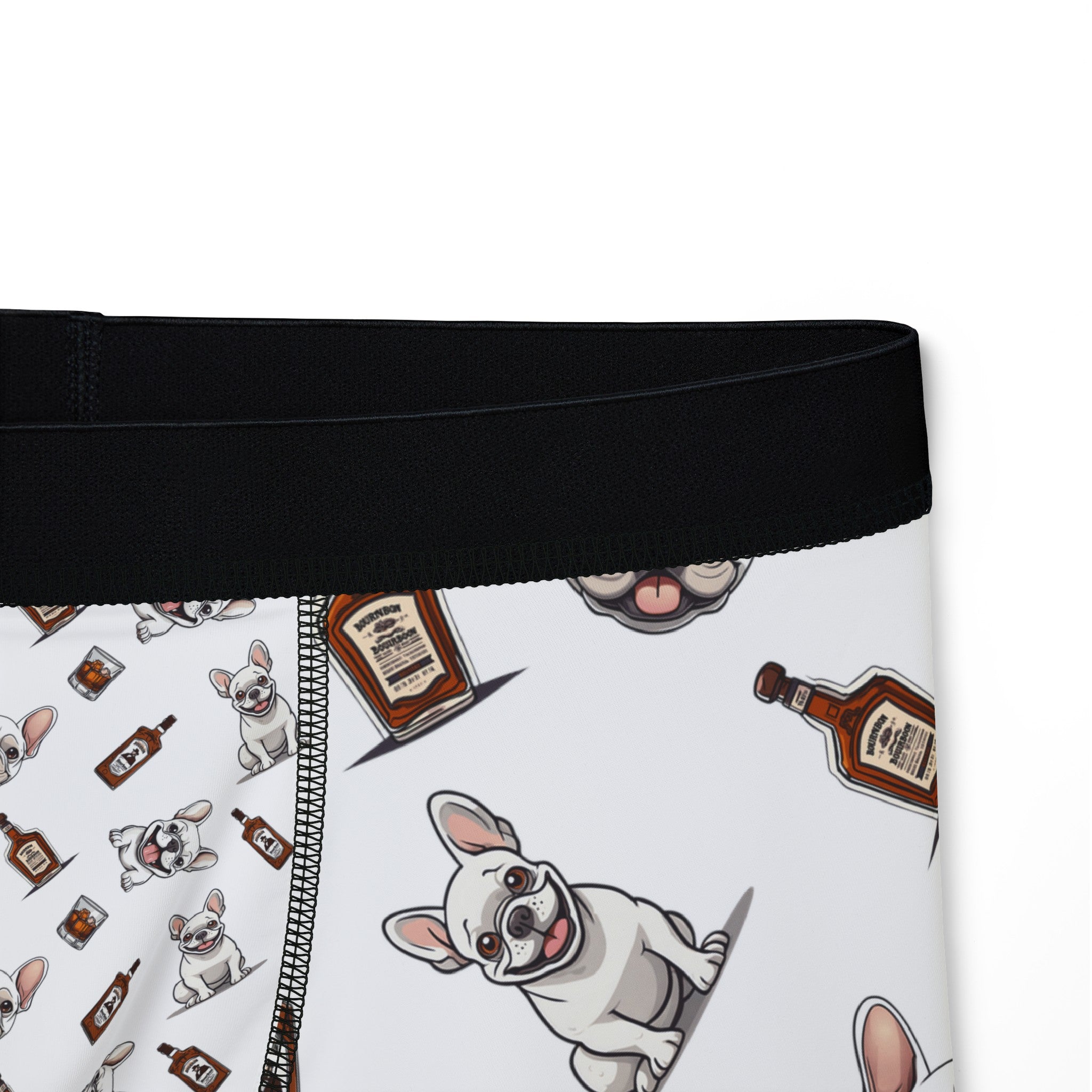 Tipsy Bully Bulldogs & Bourbon Men's Underwear (French/White)