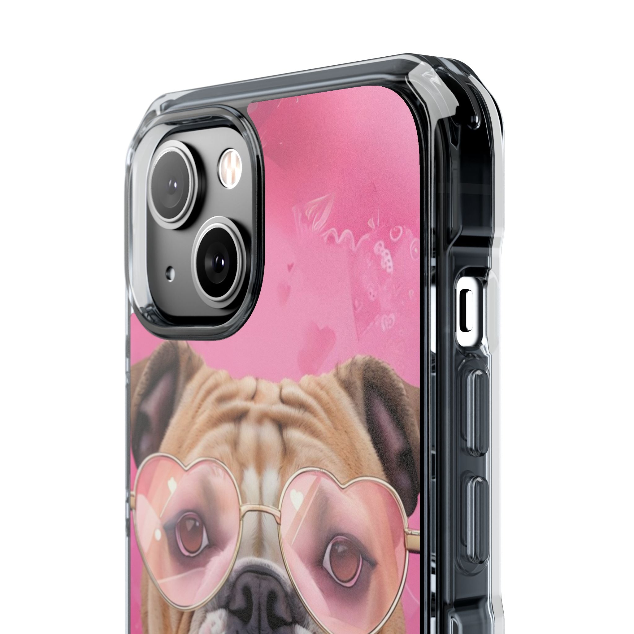 Puppy Love Protection Valentine's Day Phone Case (Tan/English)