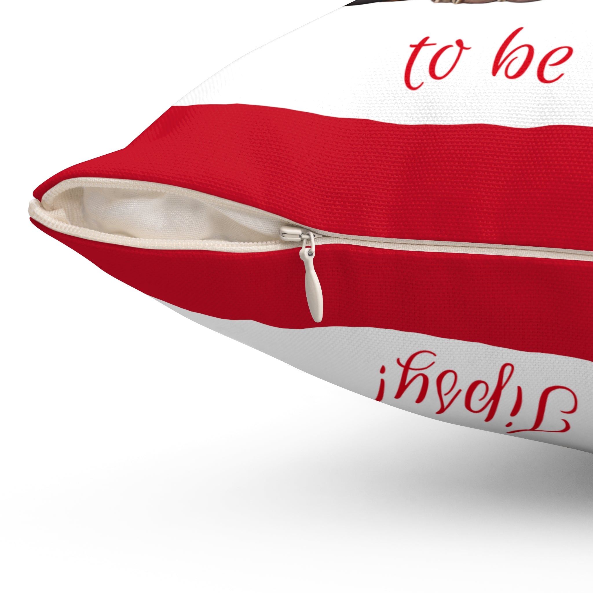 Tipsy Bully Holiday Pillow (Brown English-Tis the Season-Red)