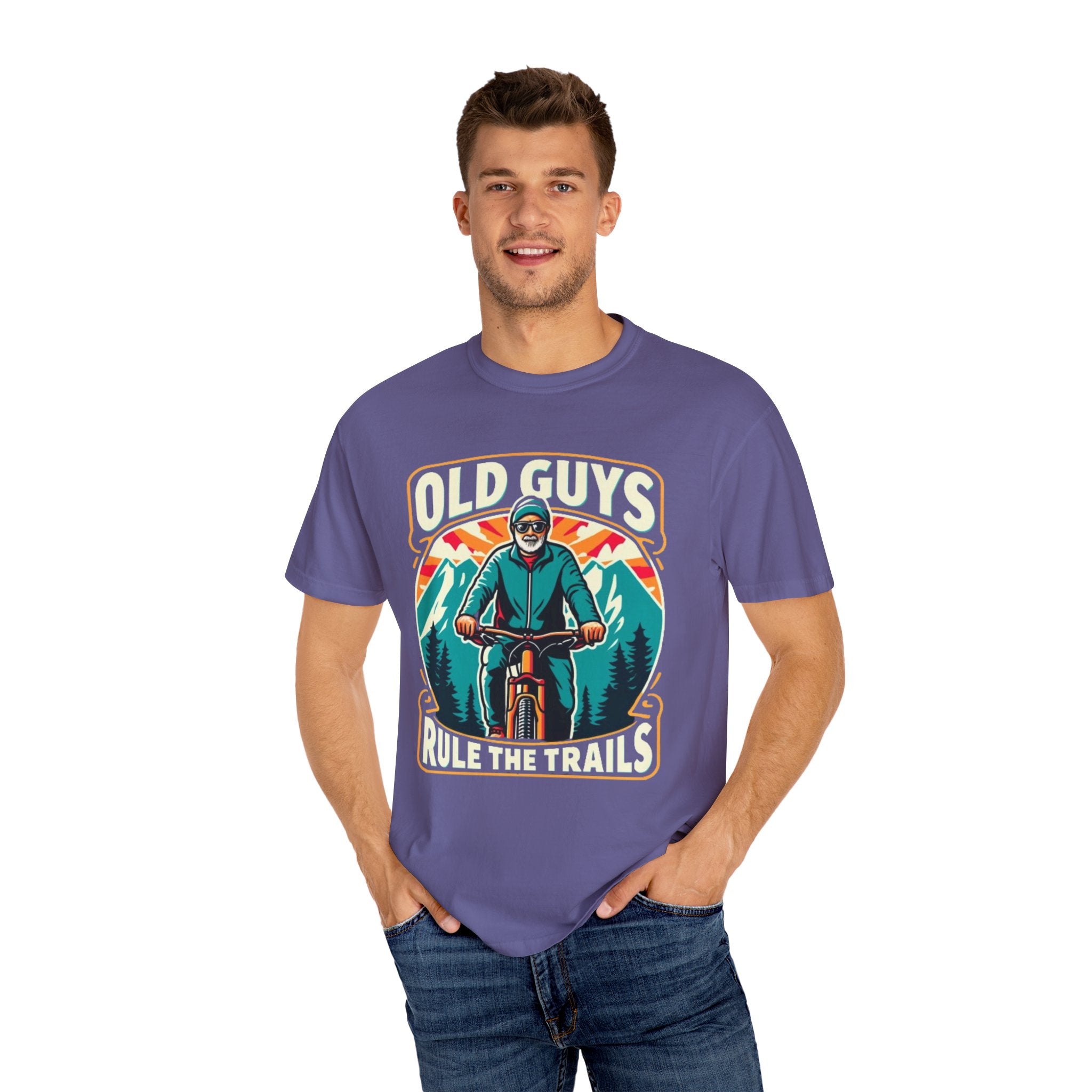 Mountain Bike Men's T-Shirt - Old Guys Rule the Trails