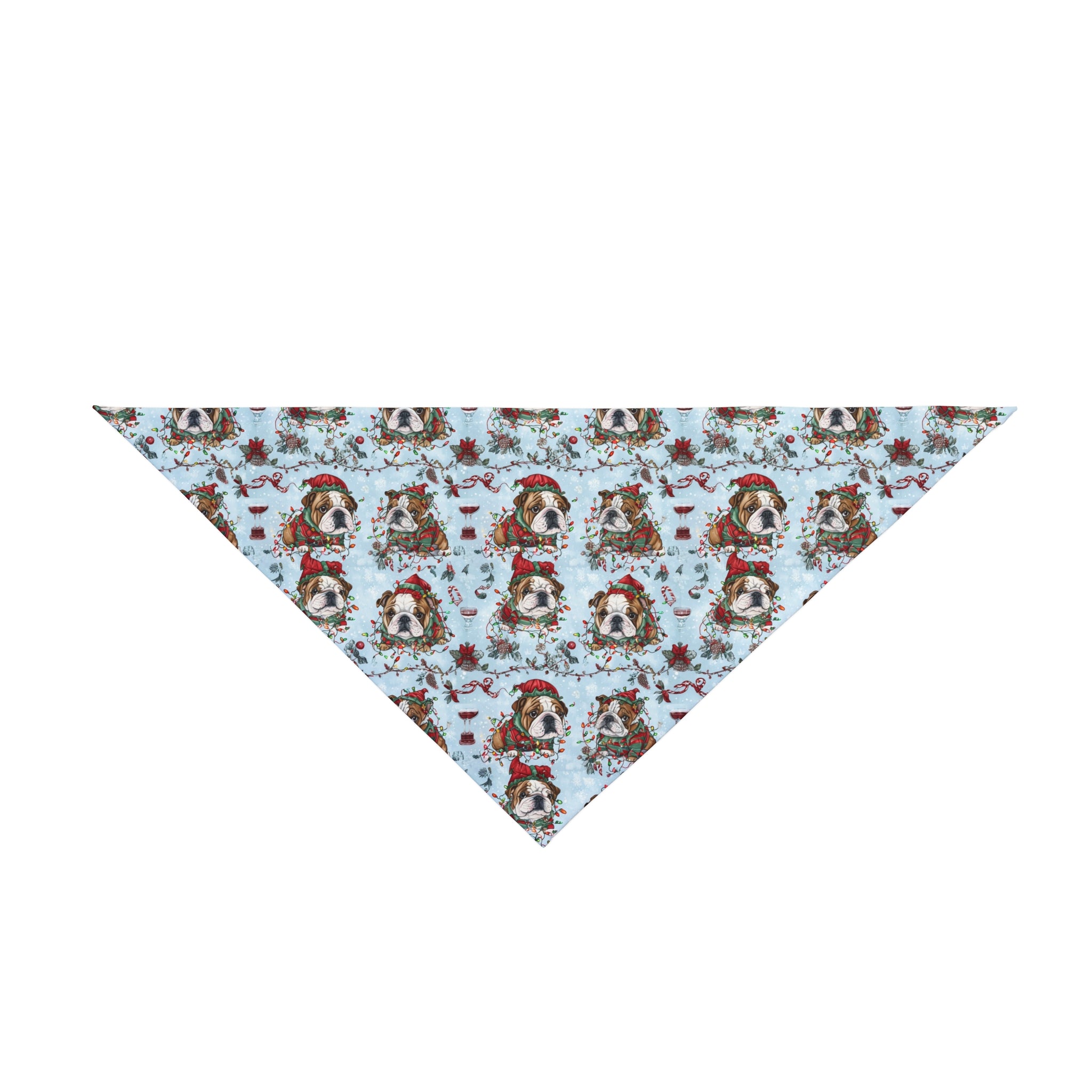 Tipsy Christmas Dog Bandana (English)