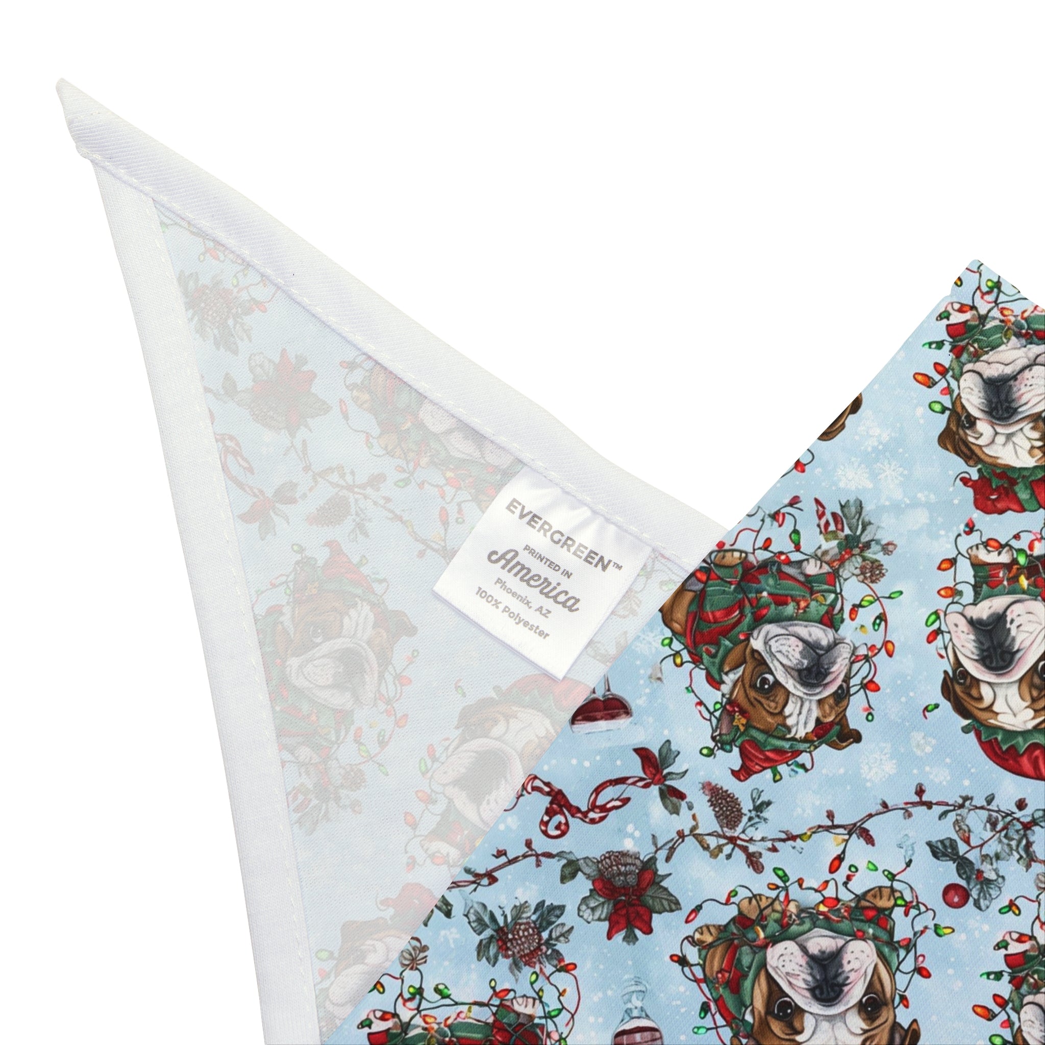 Tipsy Christmas Dog Bandana (English)