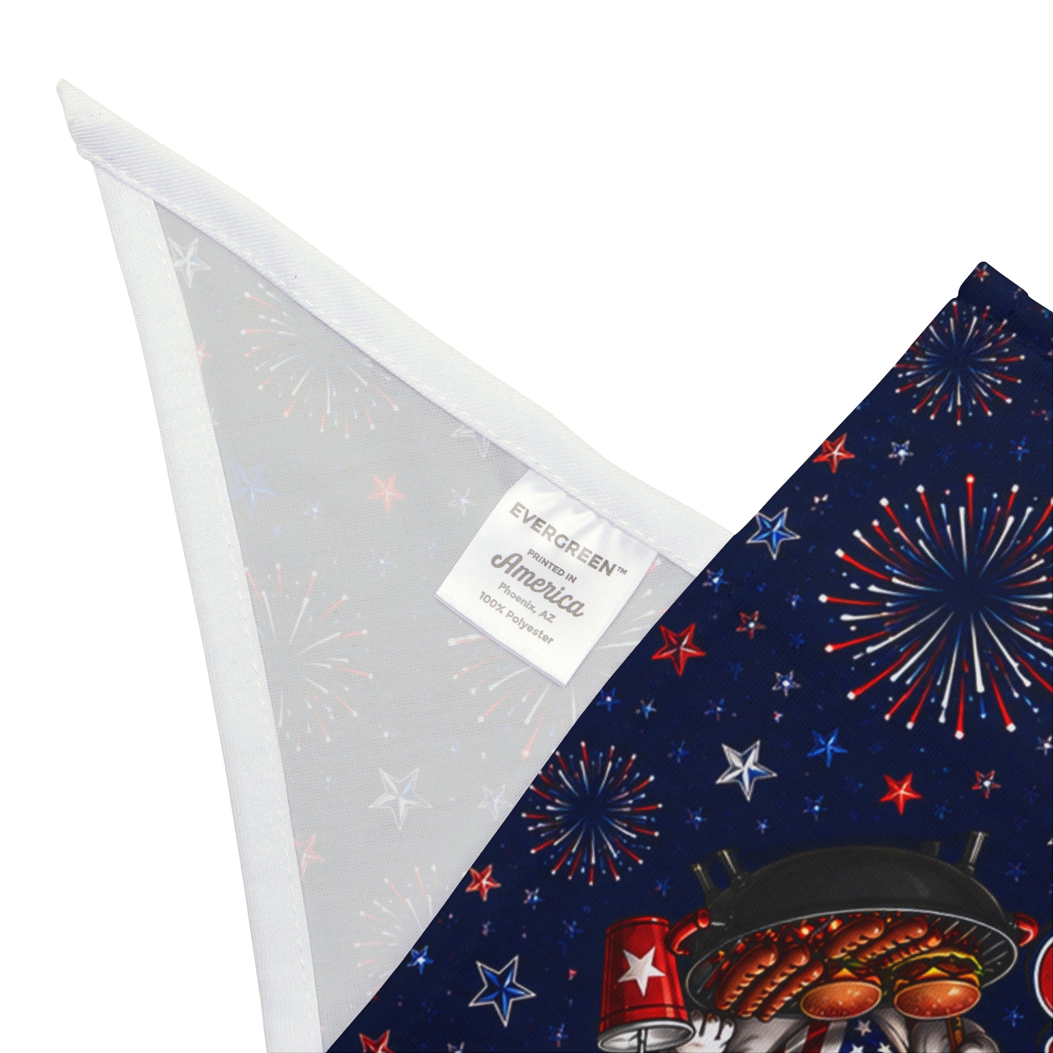 Party Like it's 1776 4th of July Dog Bandana (English)