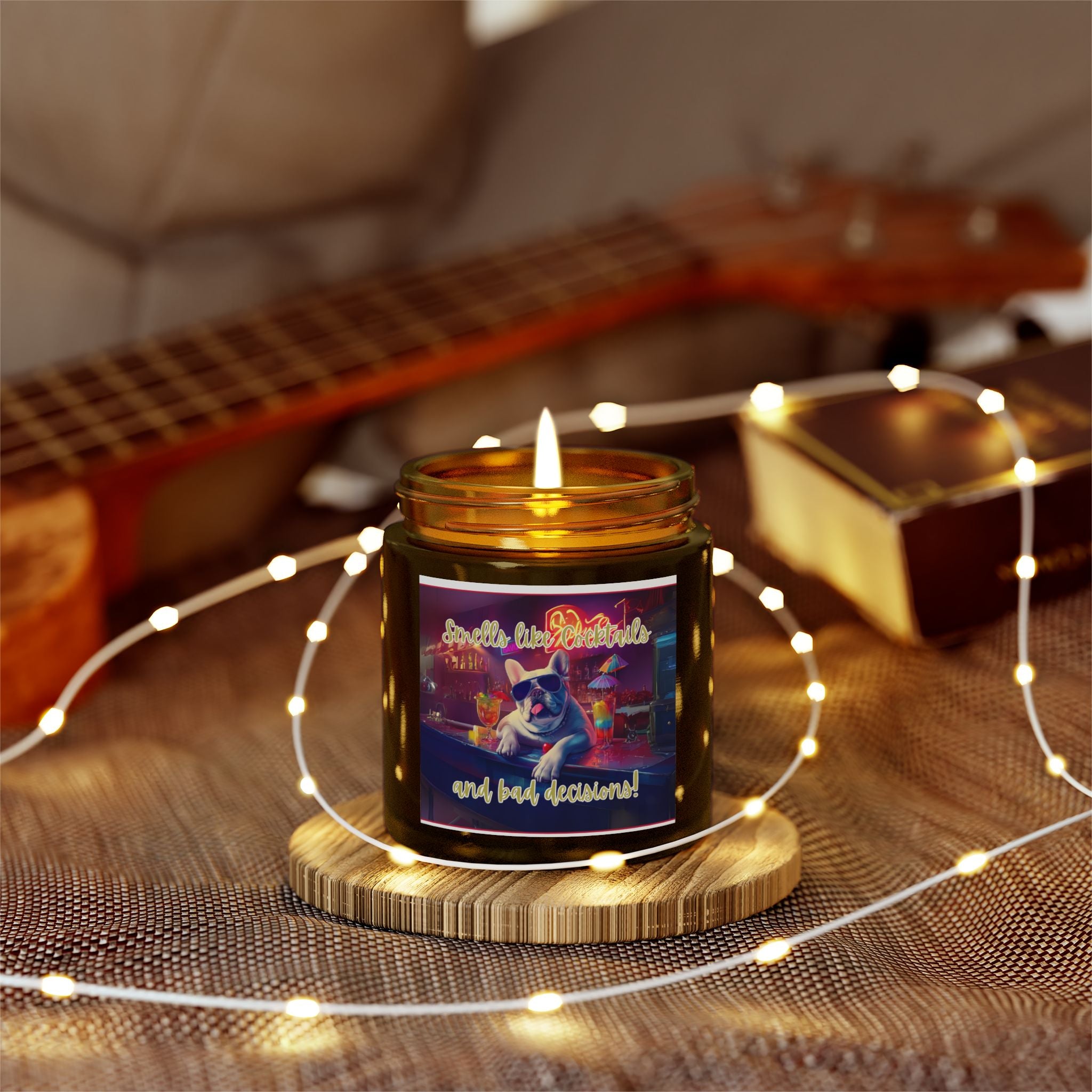 Tipsy Bully Scented Candle option 26 - French Bulldog mom home decor | Tipsy Bully