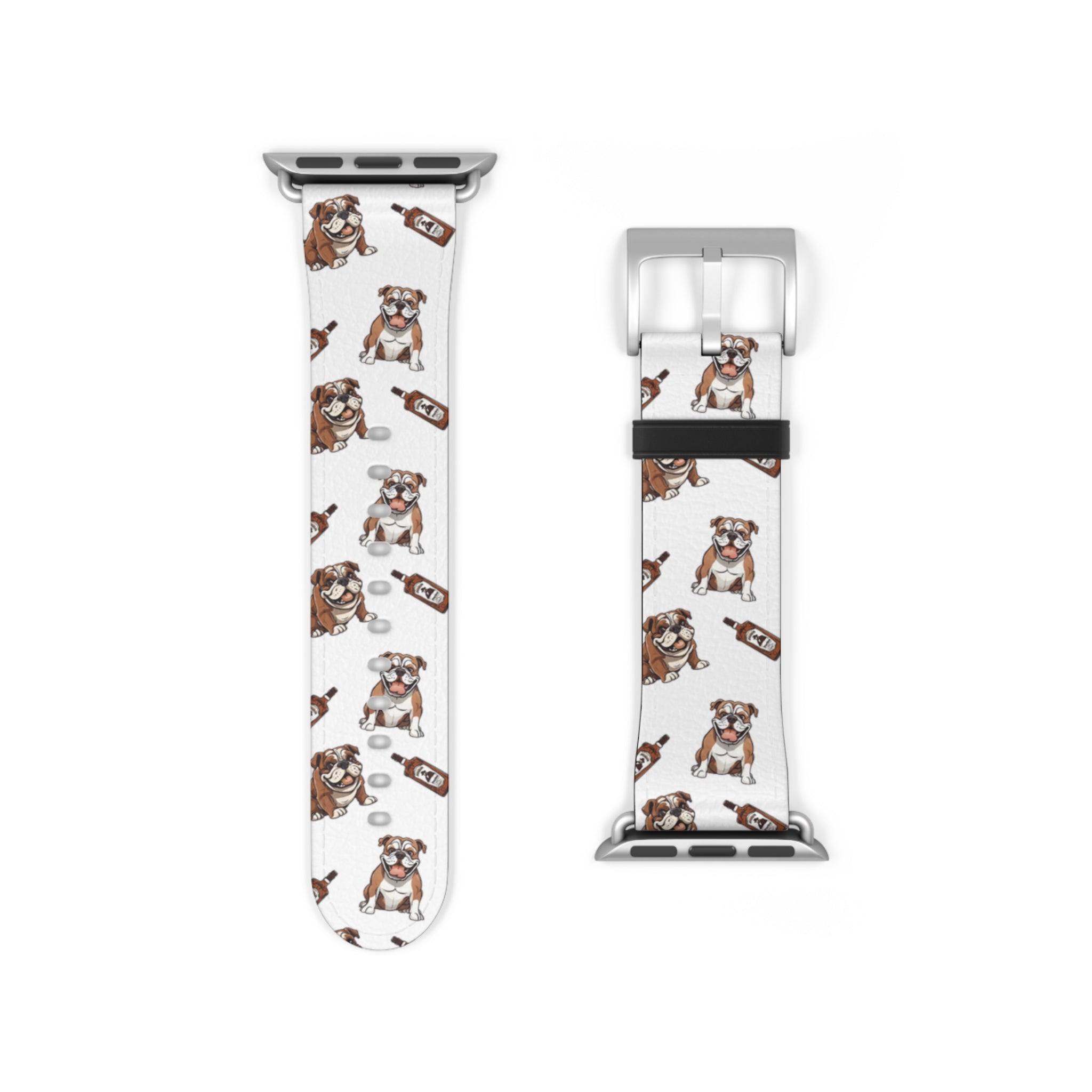 Bulldog Apple Watch Bands (English/Bourbon)