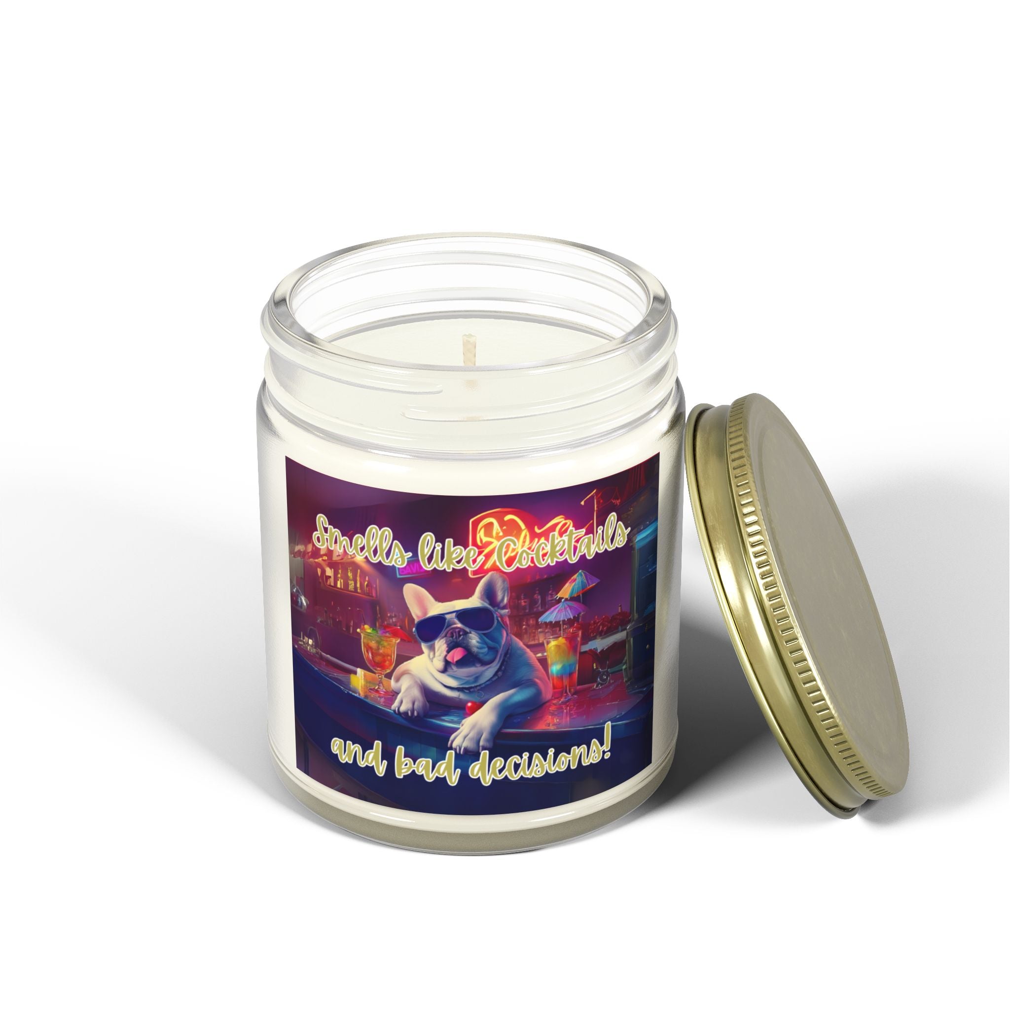 Tipsy Bully Scented Candle color option - French Bulldog mom home decor | Tipsy Bully