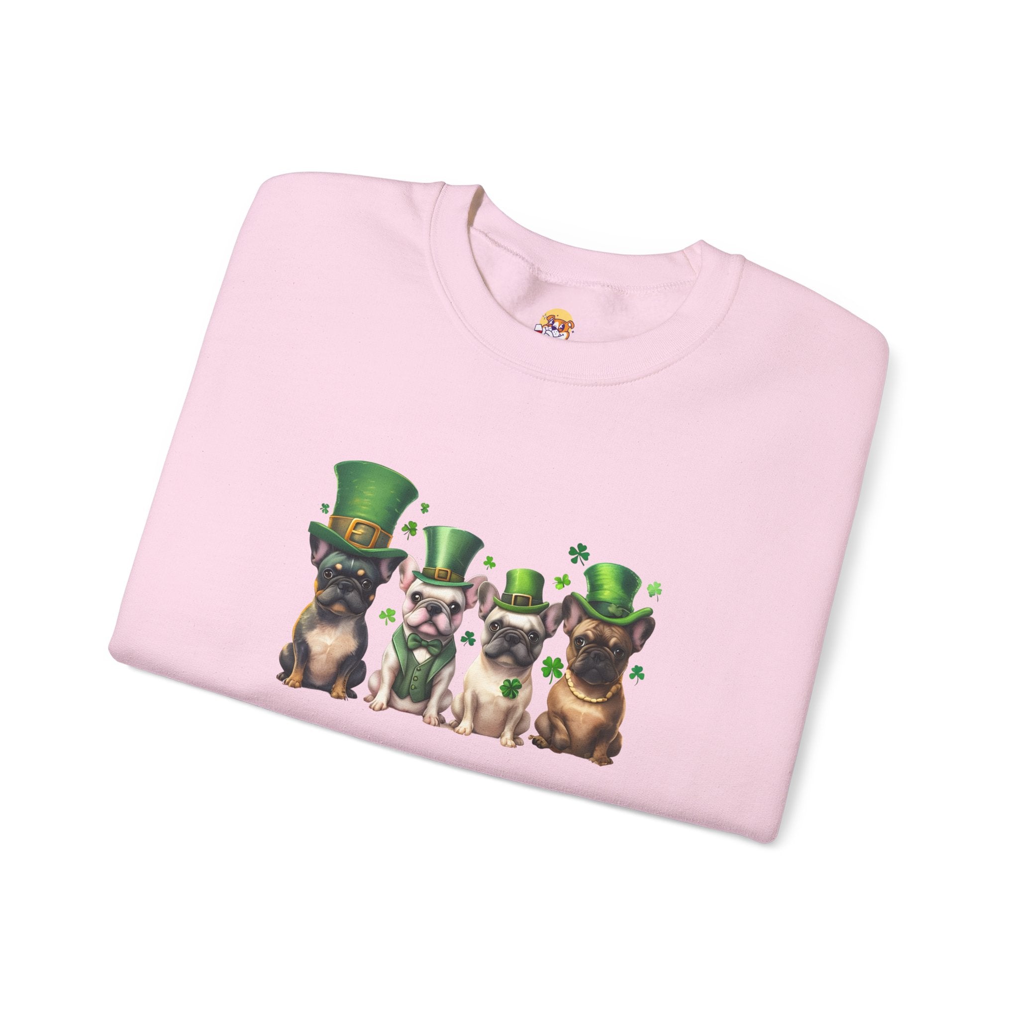 Tipsy Bully St. Patrick's Day Sweatshirt: Leprechauns (French)