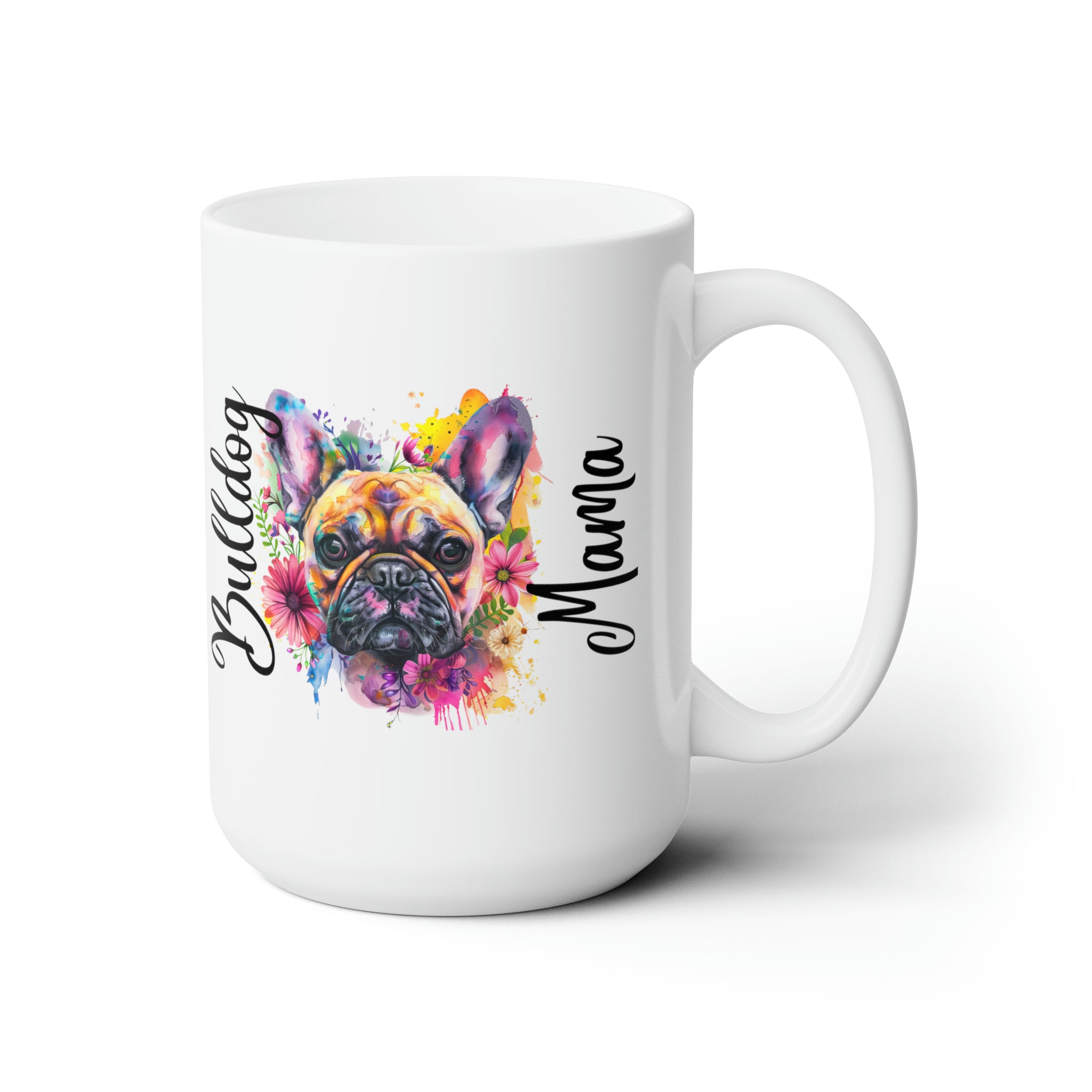 Bulldog Mama Coffee Mug (French)
