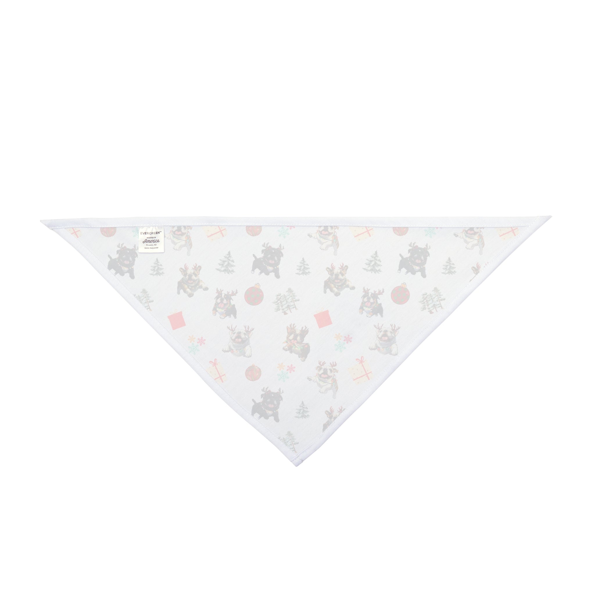 Santa's Tipsy Crew Dog Bandana (English)