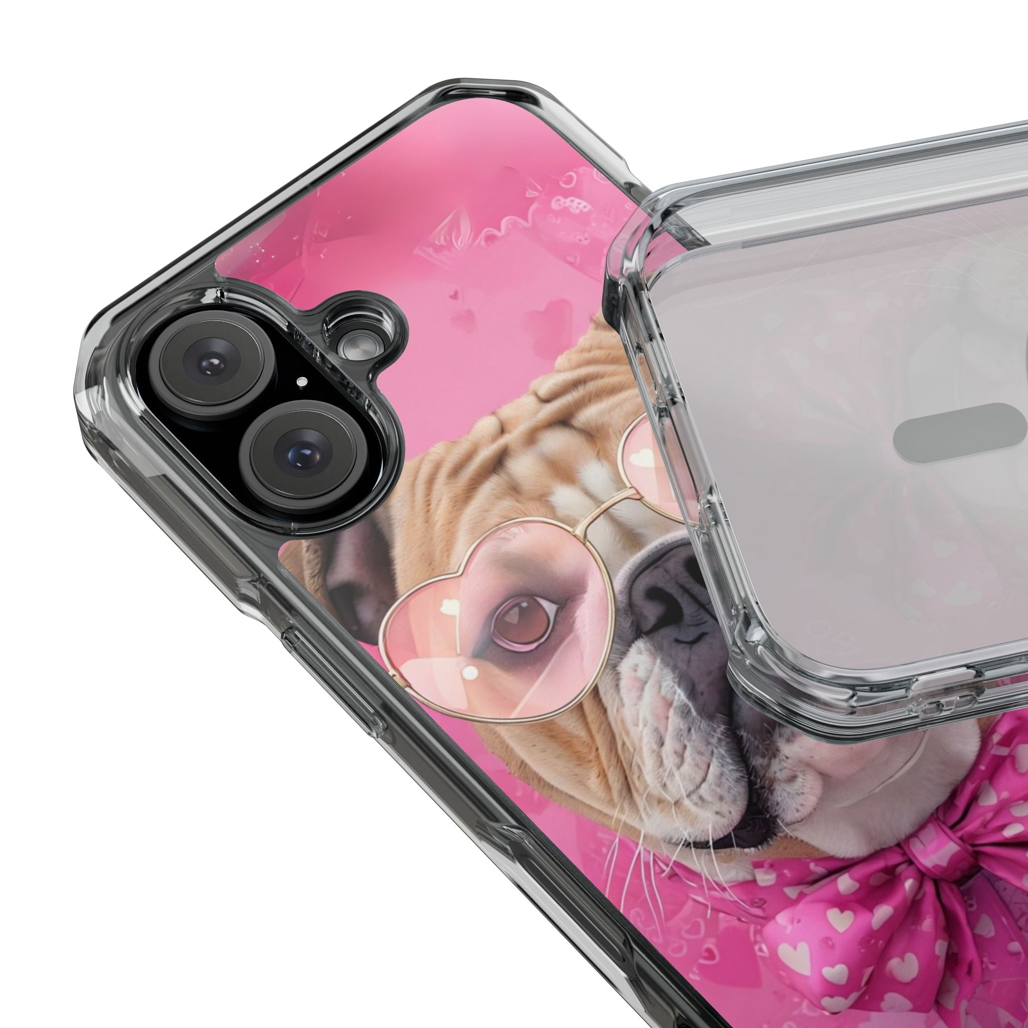 Puppy Love Protection Valentine's Day Phone Case (Tan/English)