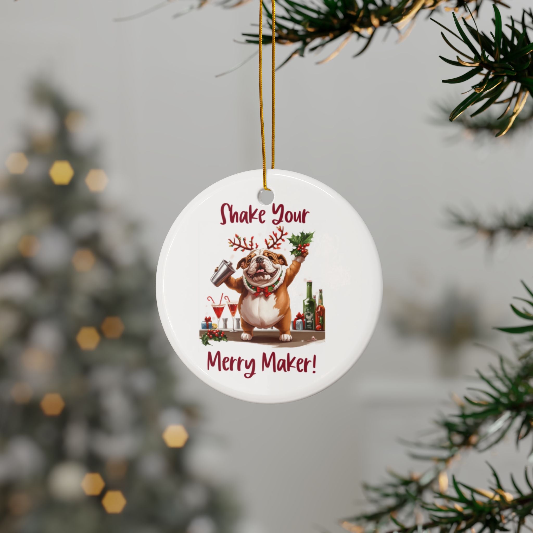 Shake Your Merry Maker Xmas Ornament (1pc, 3pcs, 5pcs, 10pcs/English)