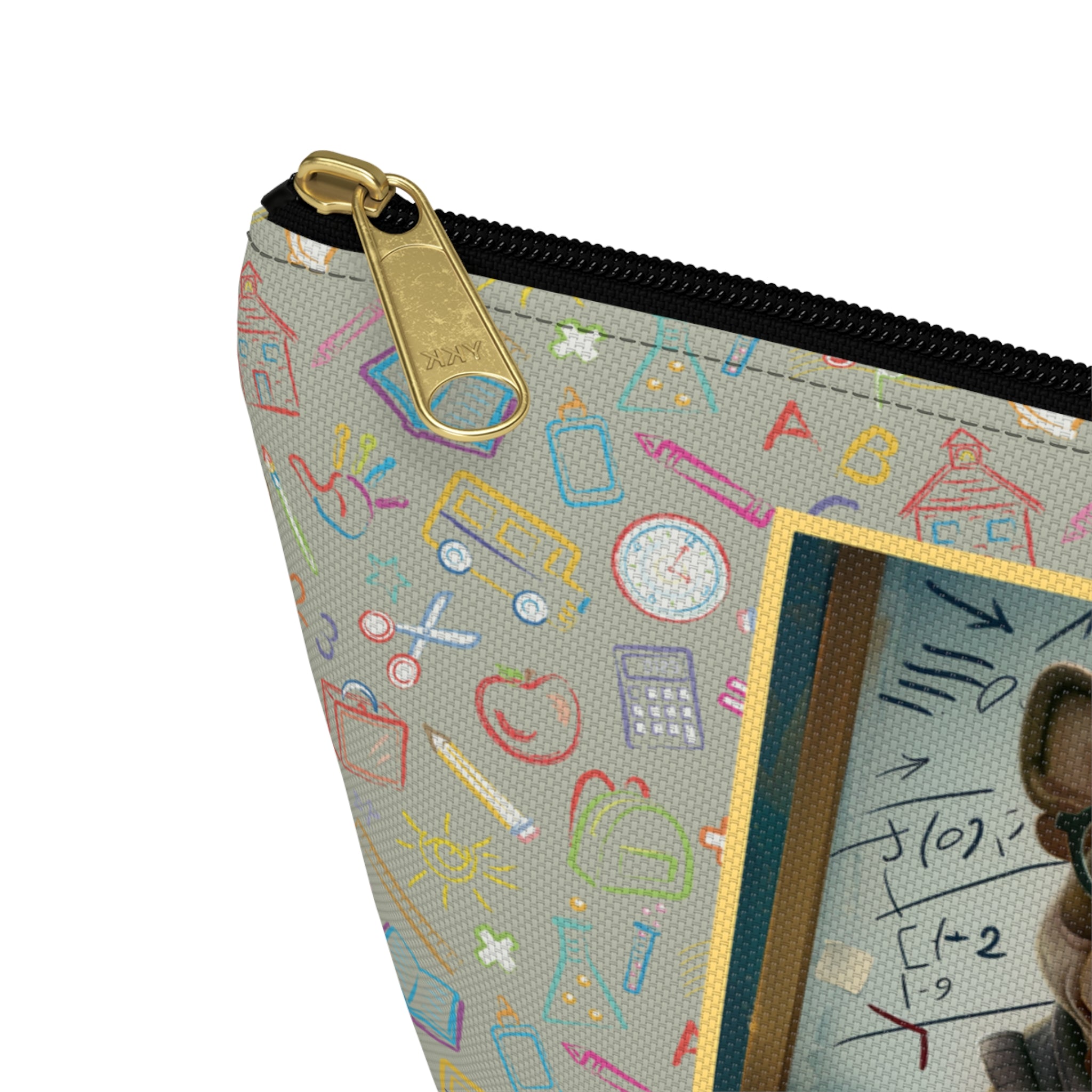 Smarty Paws Back-to-School Bulldog Accessory Pouch option 11 - French Bulldog mom bags | Tipsy Bully