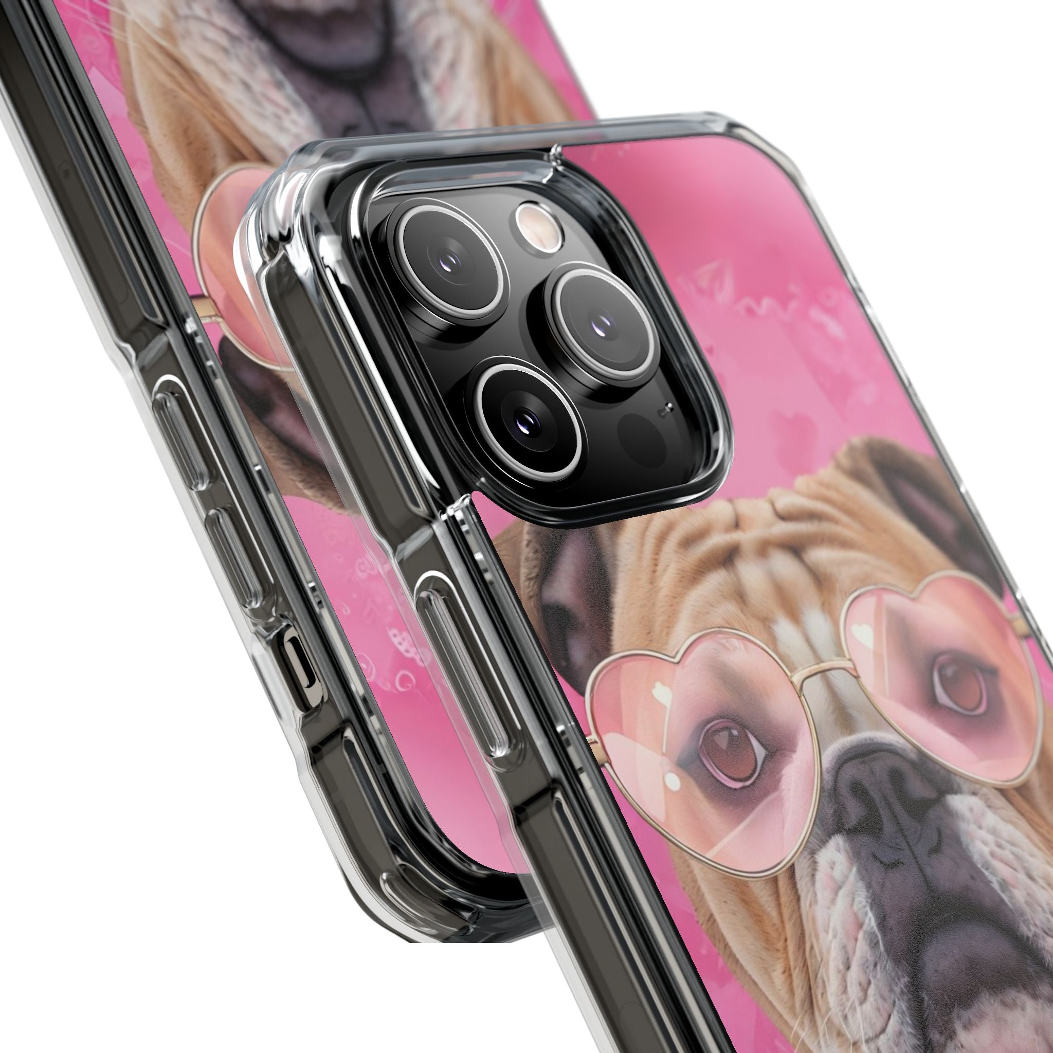 Puppy Love Protection Valentine's Day Phone Case (Tan/English)