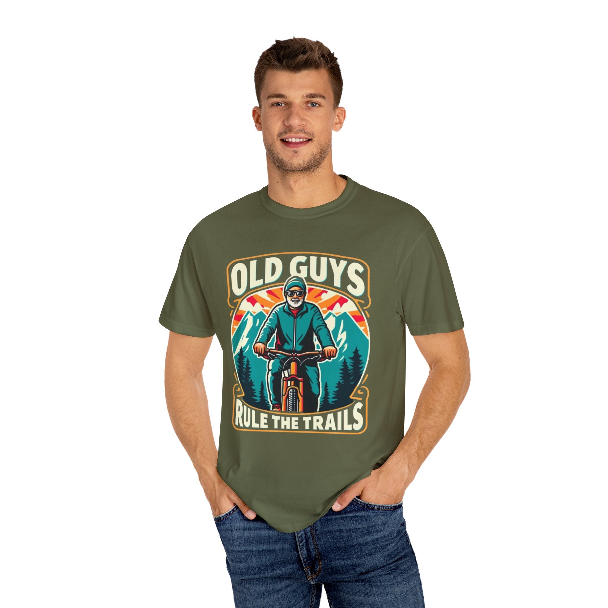 Mountain Bike Men's T-Shirt - Old Guys Rule the Trails