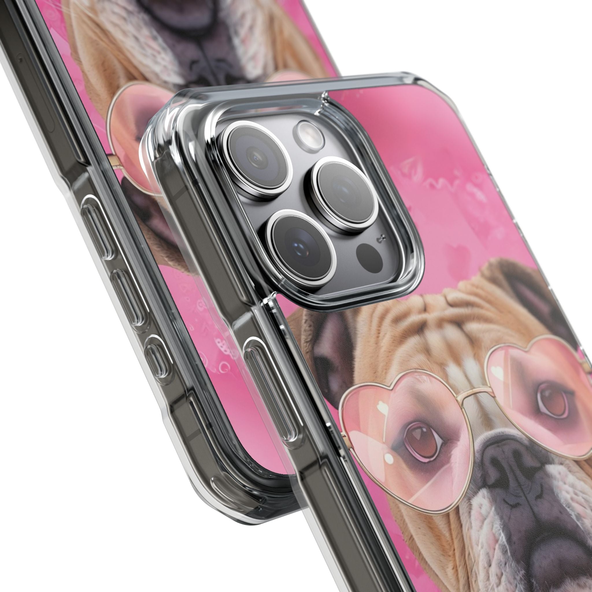 Puppy Love Protection Valentine's Day Phone Case (Tan/English)