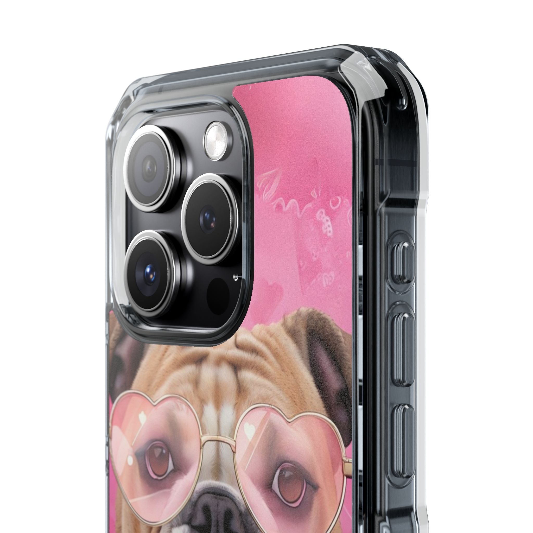 Puppy Love Protection Valentine's Day Phone Case (Tan/English)