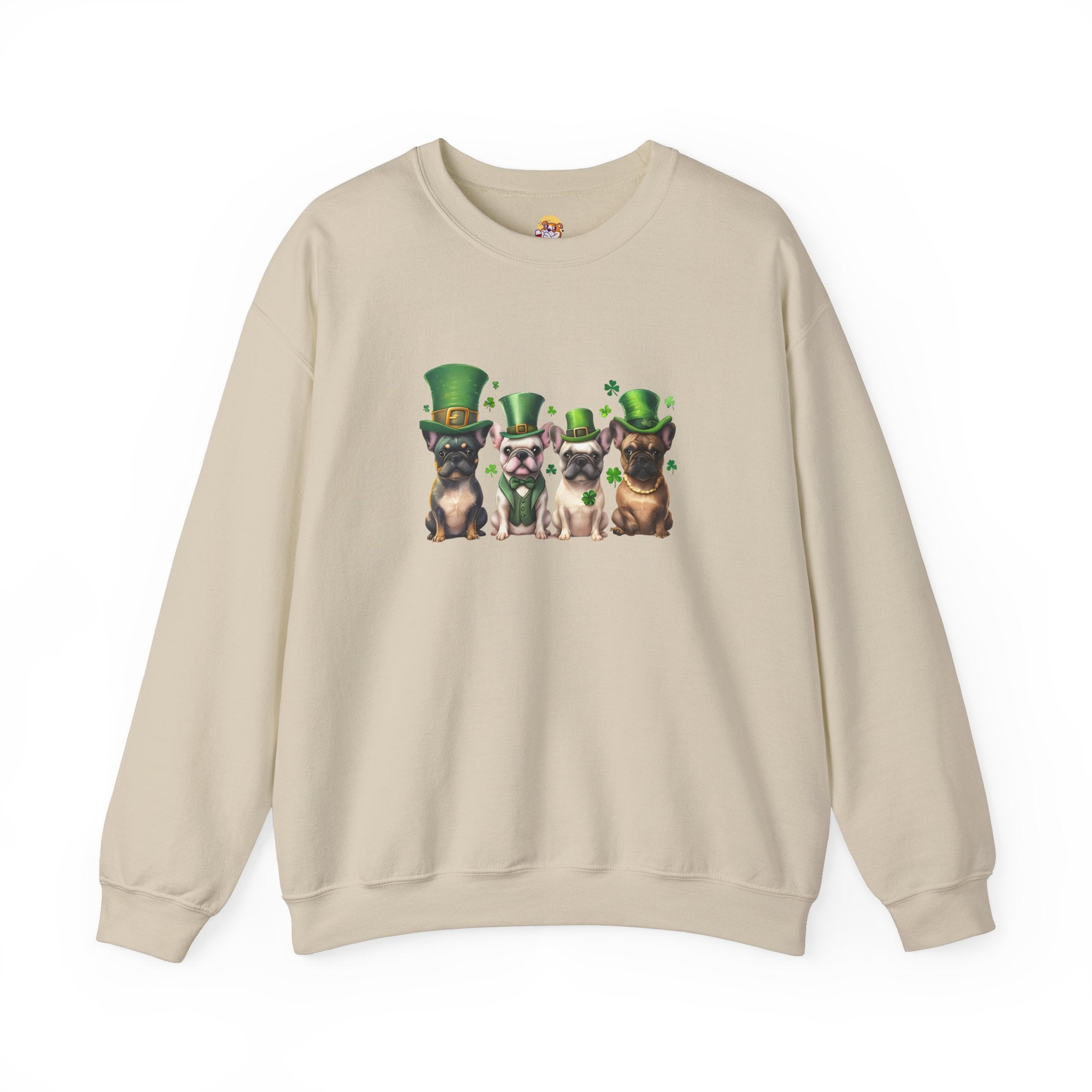 Tipsy Bully St. Patrick's Day Sweatshirt: Leprechauns (French)
