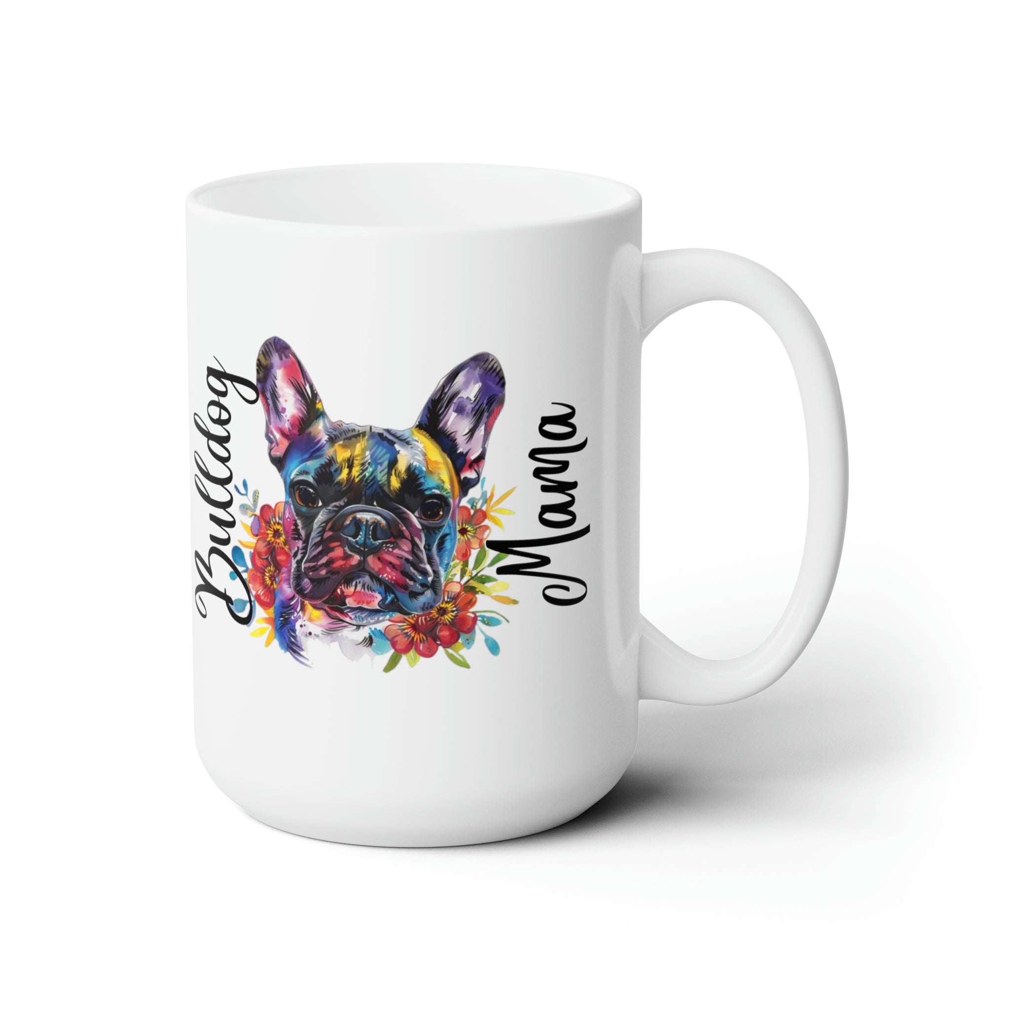 Bulldog Mama Coffee Mug (French)