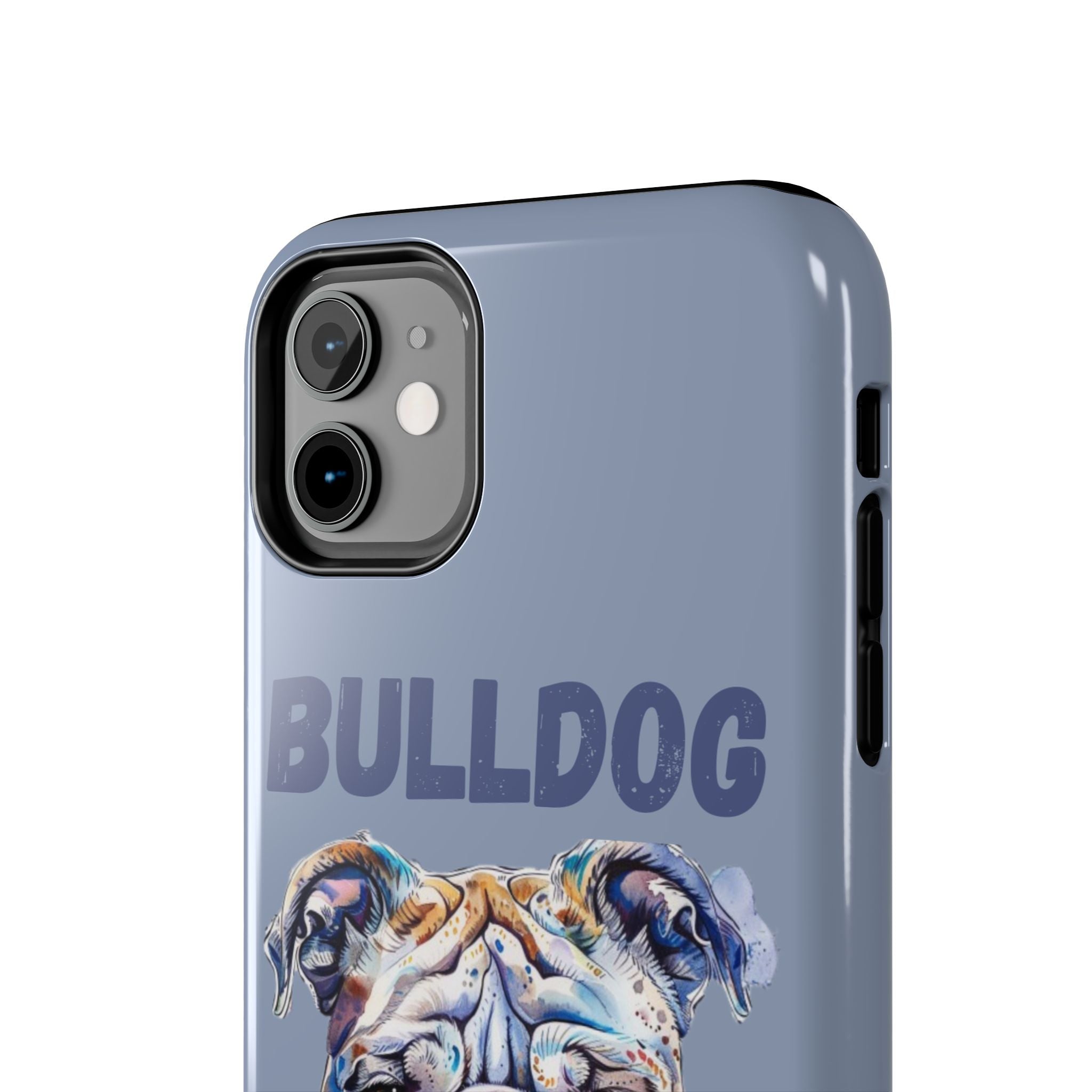 Bulldog Dad iPhone Cases (English/Watercolor) New