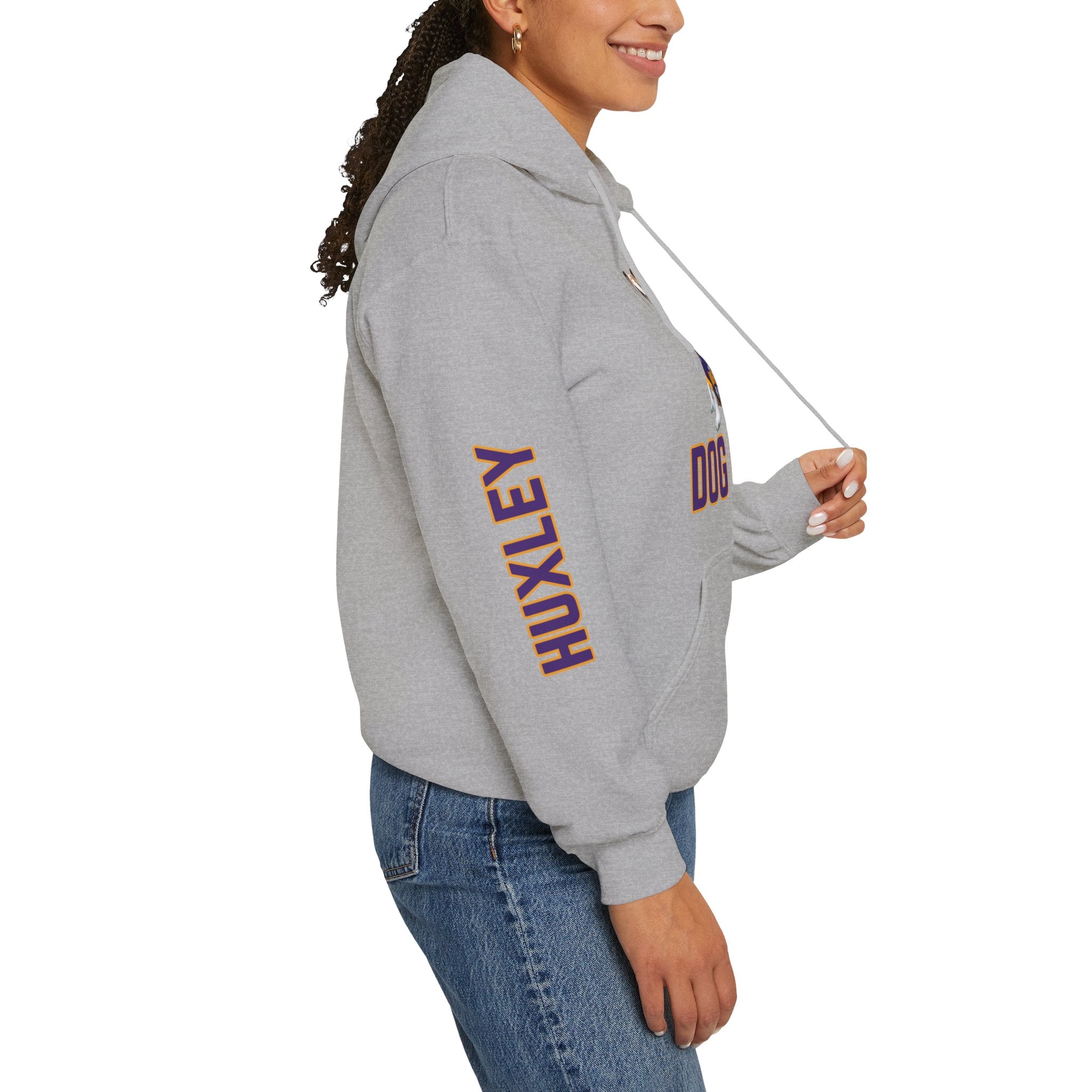 CustomDog Dad/Dog Mom Hoodie with Your Bulldog's Picture & Name alternate view - English Bulldog mom gift | Tipsy Bully