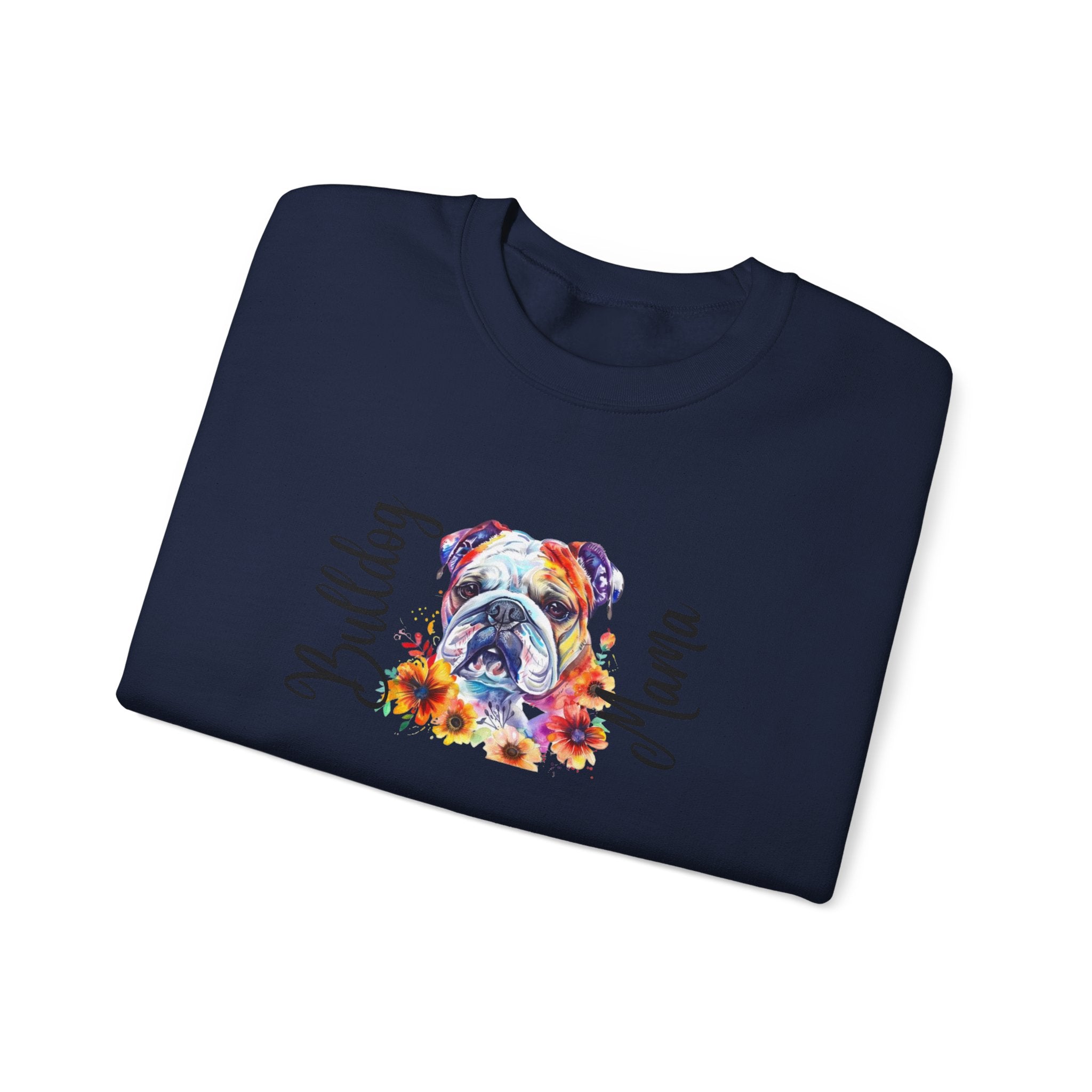 Bulldog Mama crew neck sweatshirt (English)