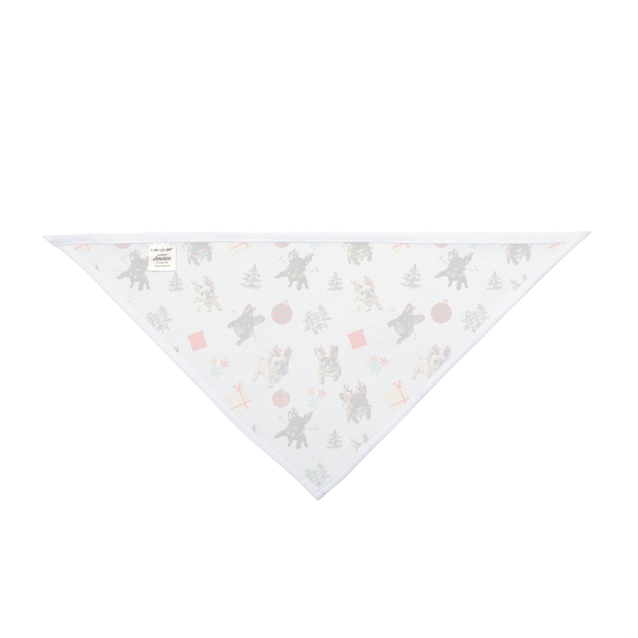 Santa's Tipsy Crew Dog Bandana (French)