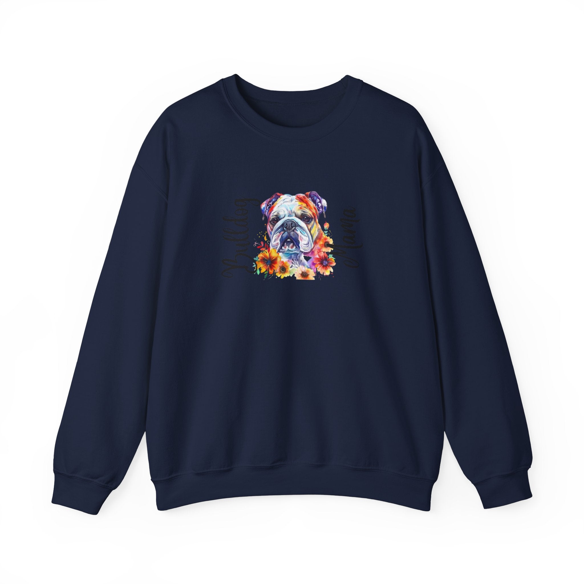 Bulldog Mama crew neck sweatshirt (English)