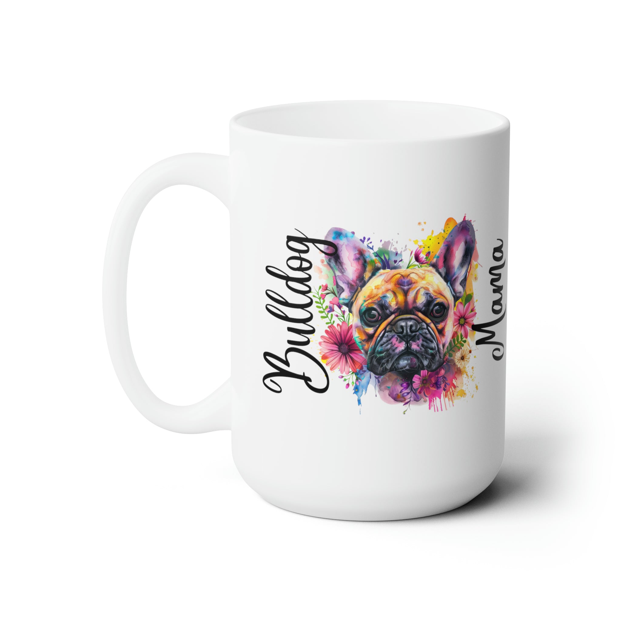 Bulldog Mama Coffee Mug (French)