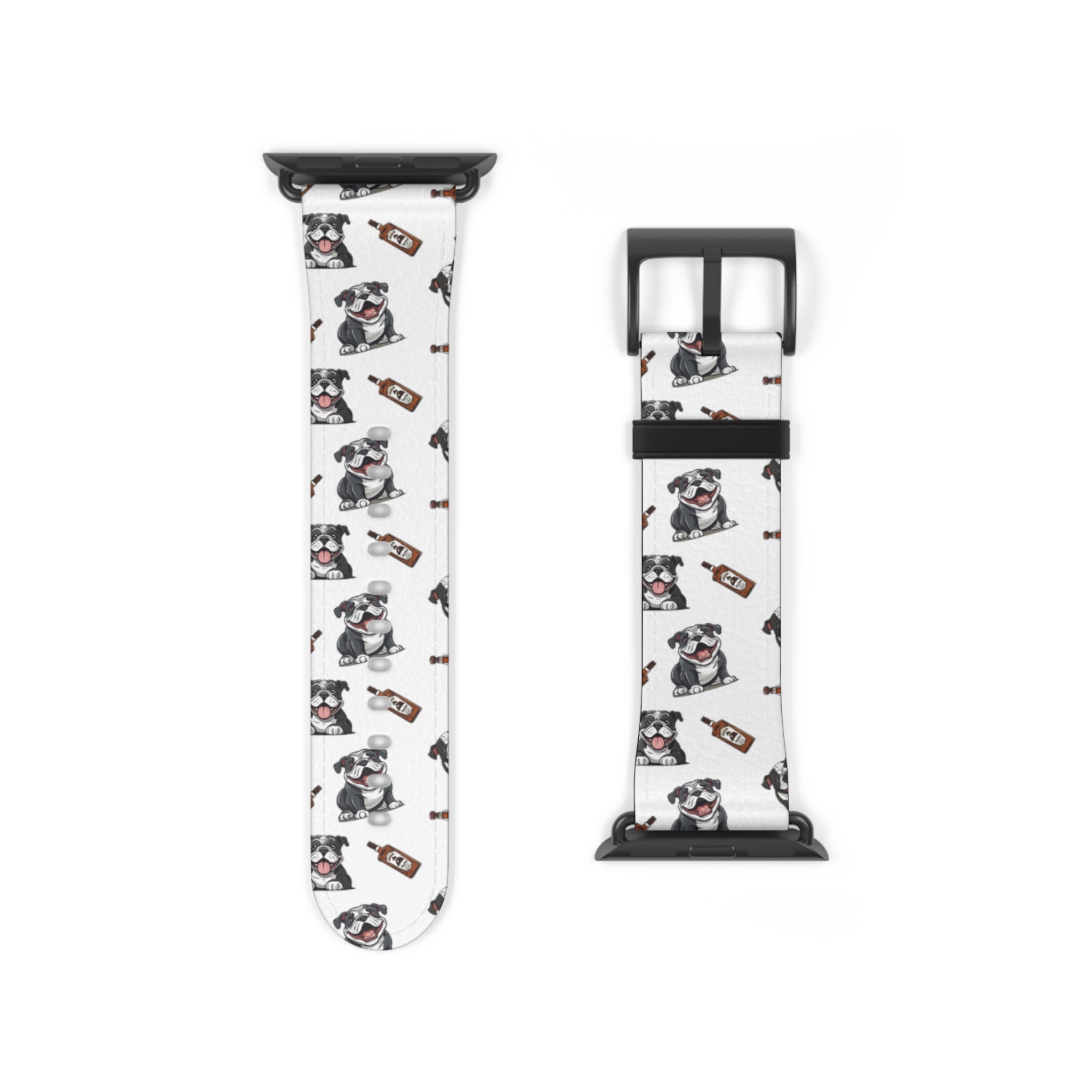 Bulldog Apple Watch Bands (English/Bourbon)