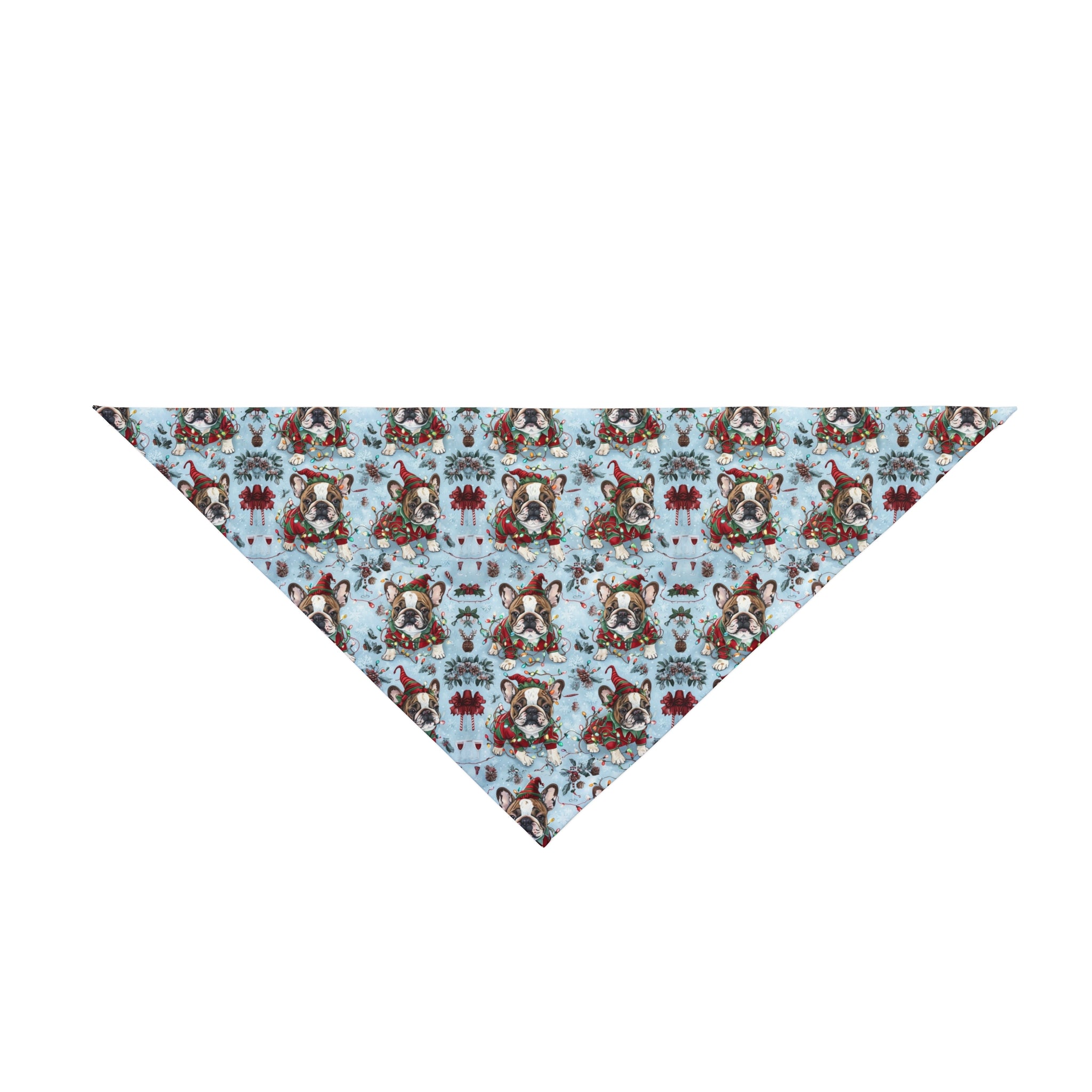 Tipsy Christmas Dog Bandana (French)