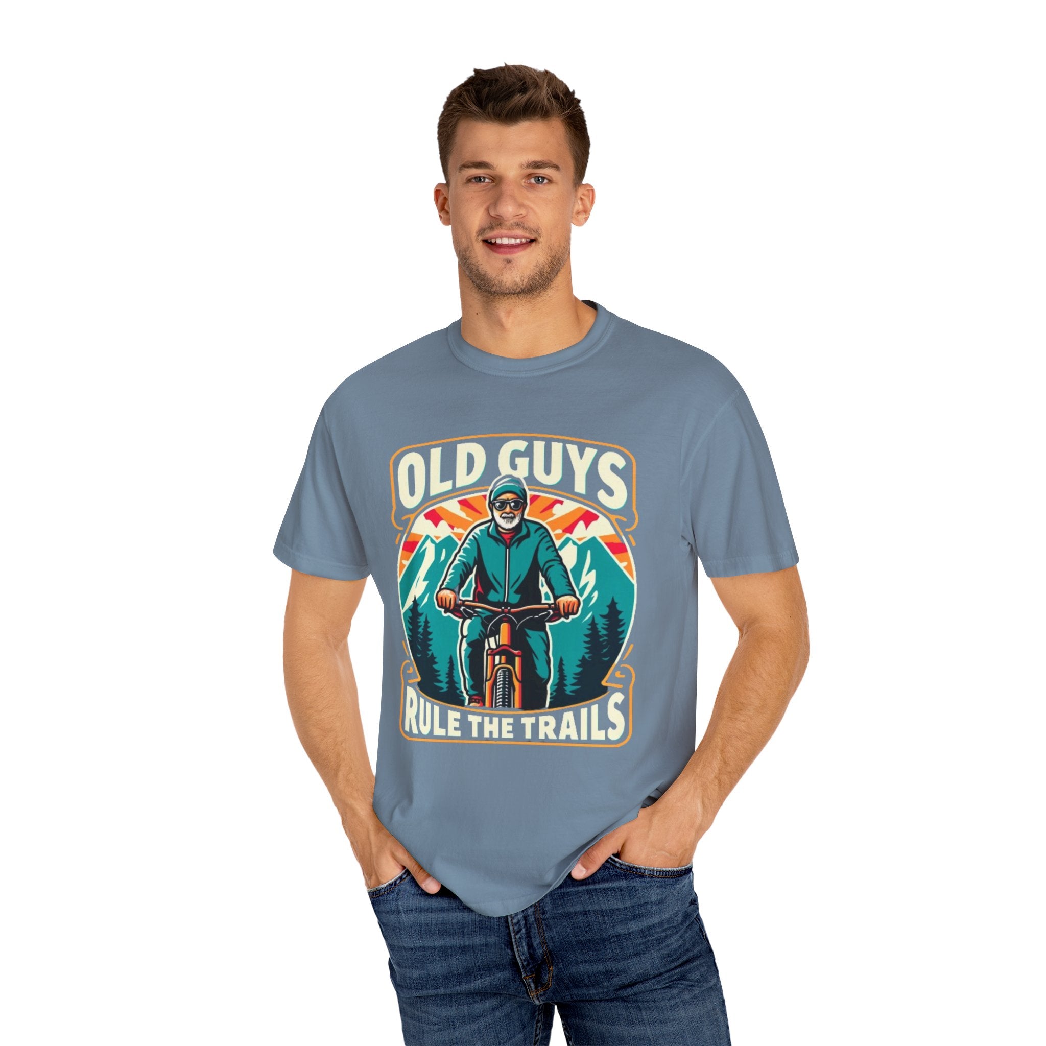 Mountain Bike Men's T-Shirt - Old Guys Rule the Trails